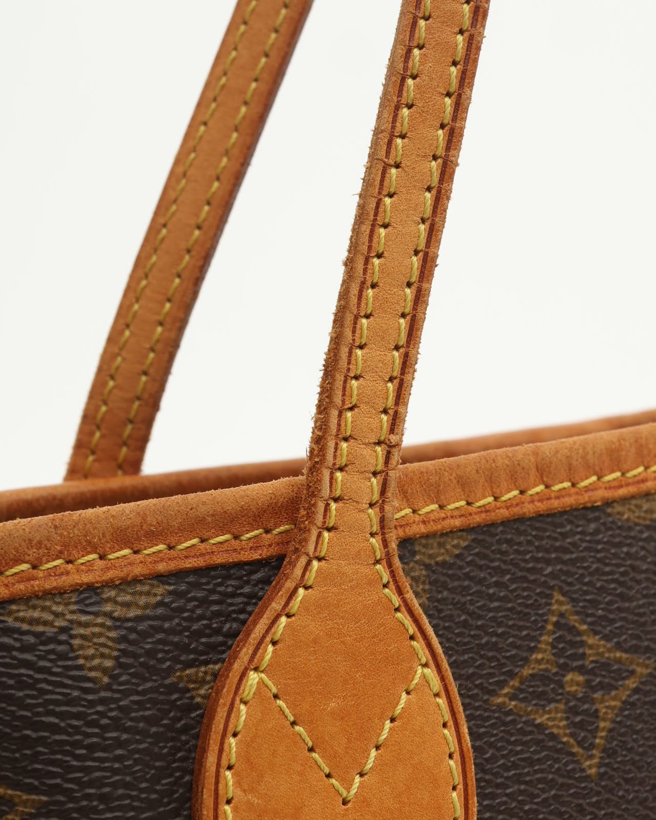 Pre-owned Louis Vuitton Monogram Neverfull Pm Tote Bag In Brown