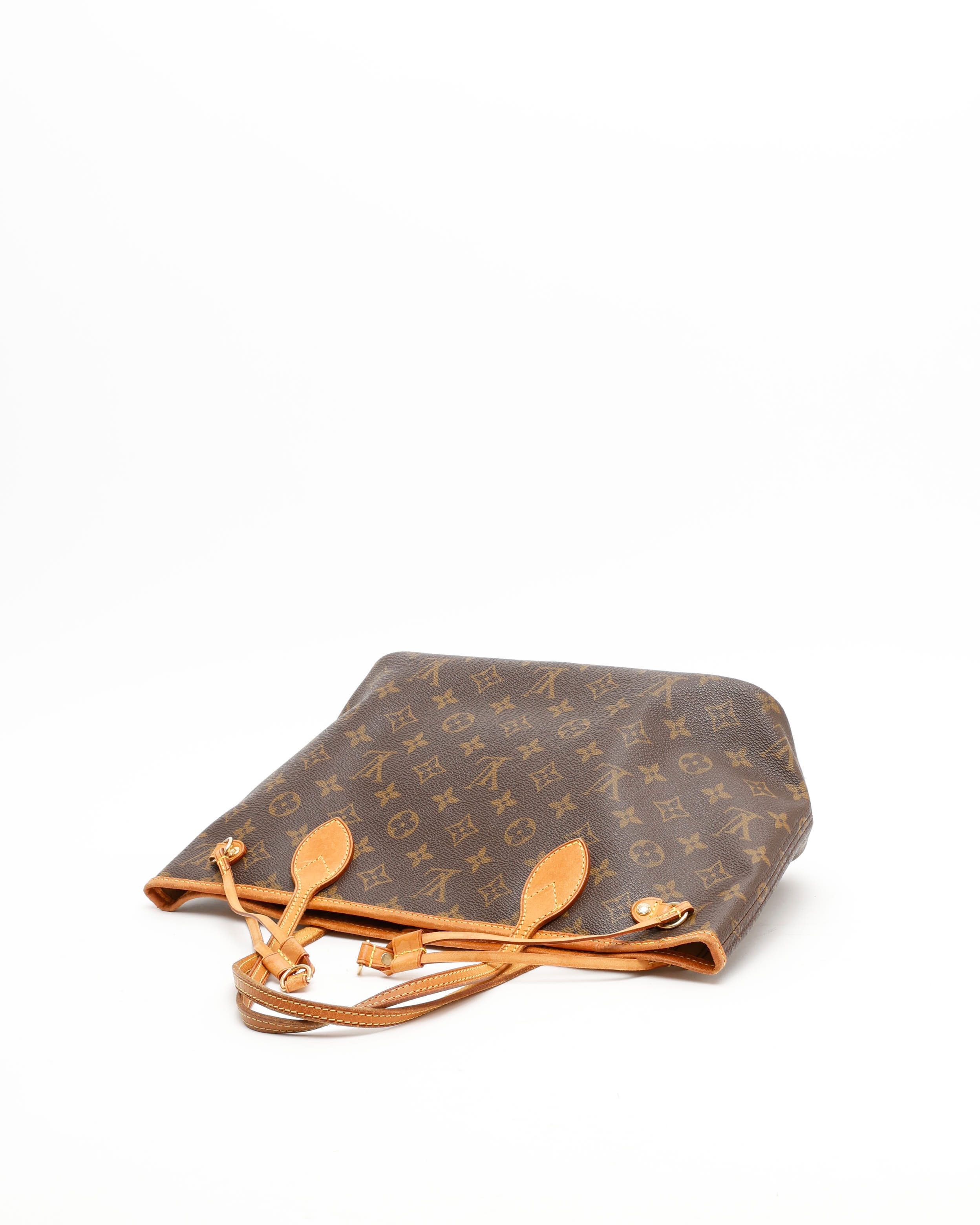 Pre-owned Louis Vuitton Monogram Neverfull Pm Tote Bag In Brown