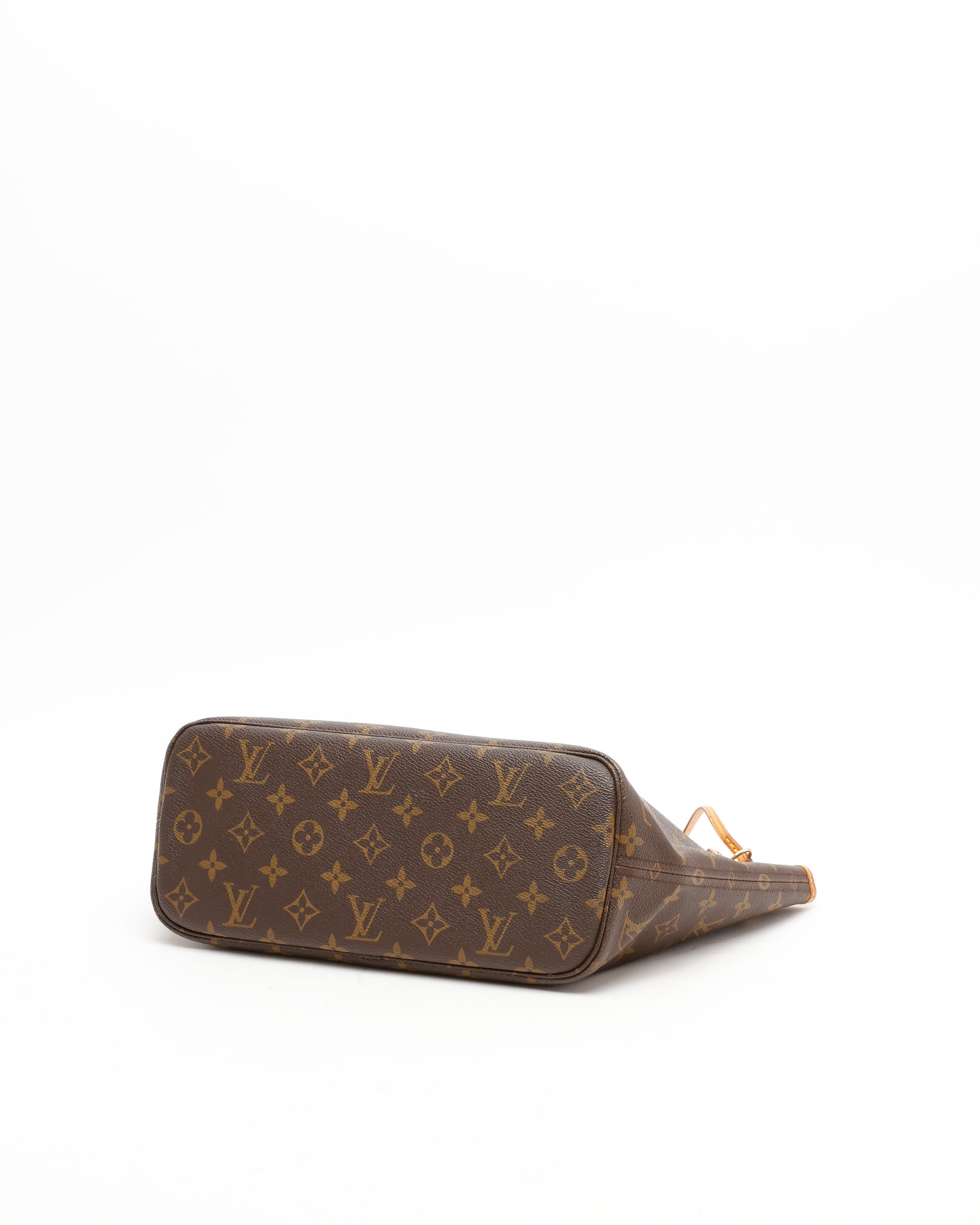Pre-owned Louis Vuitton Monogram Neverfull Pm Tote Bag In Brown