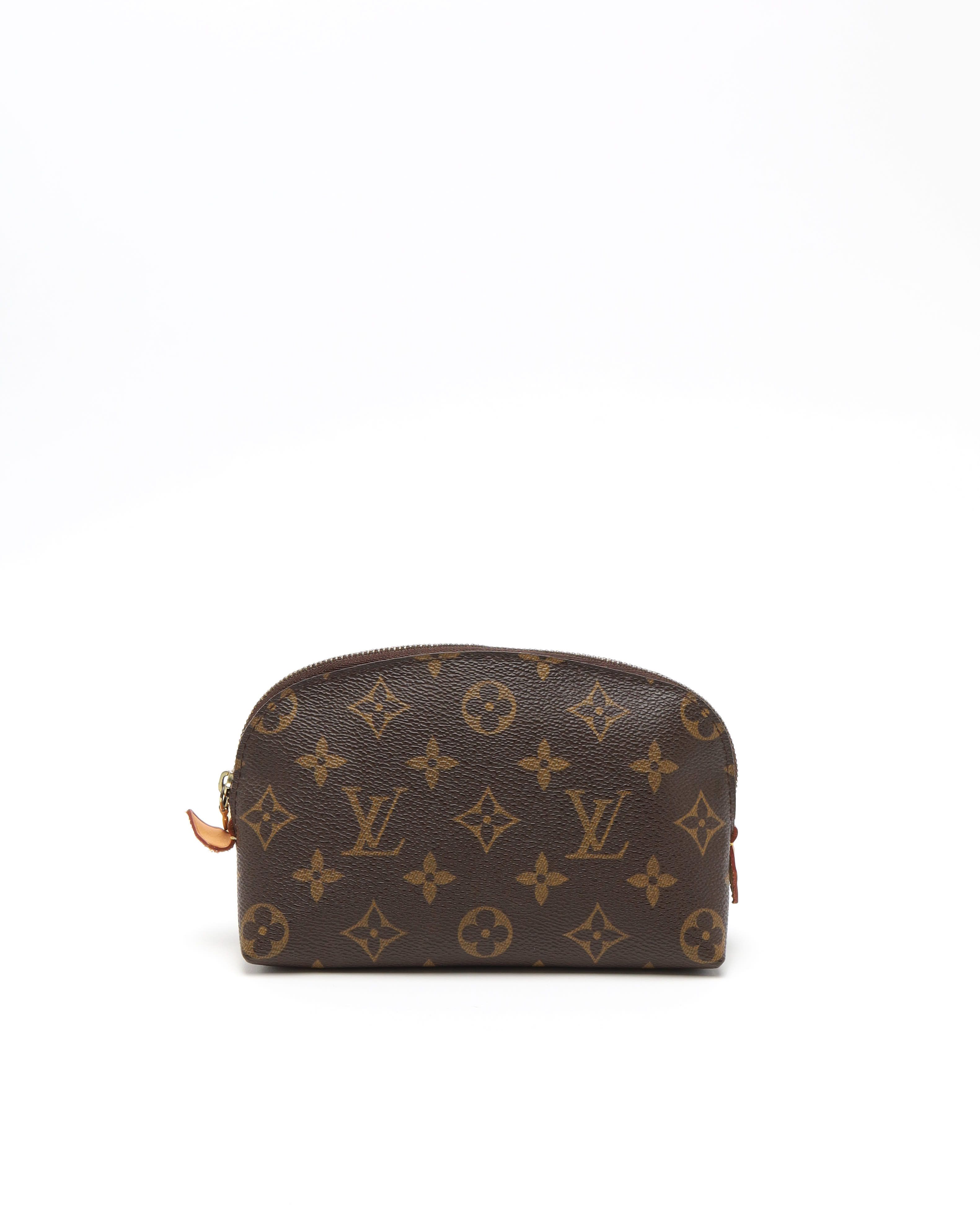 Pre-owned Louis Vuitton Monogram Cosmetic Pouch In Brown