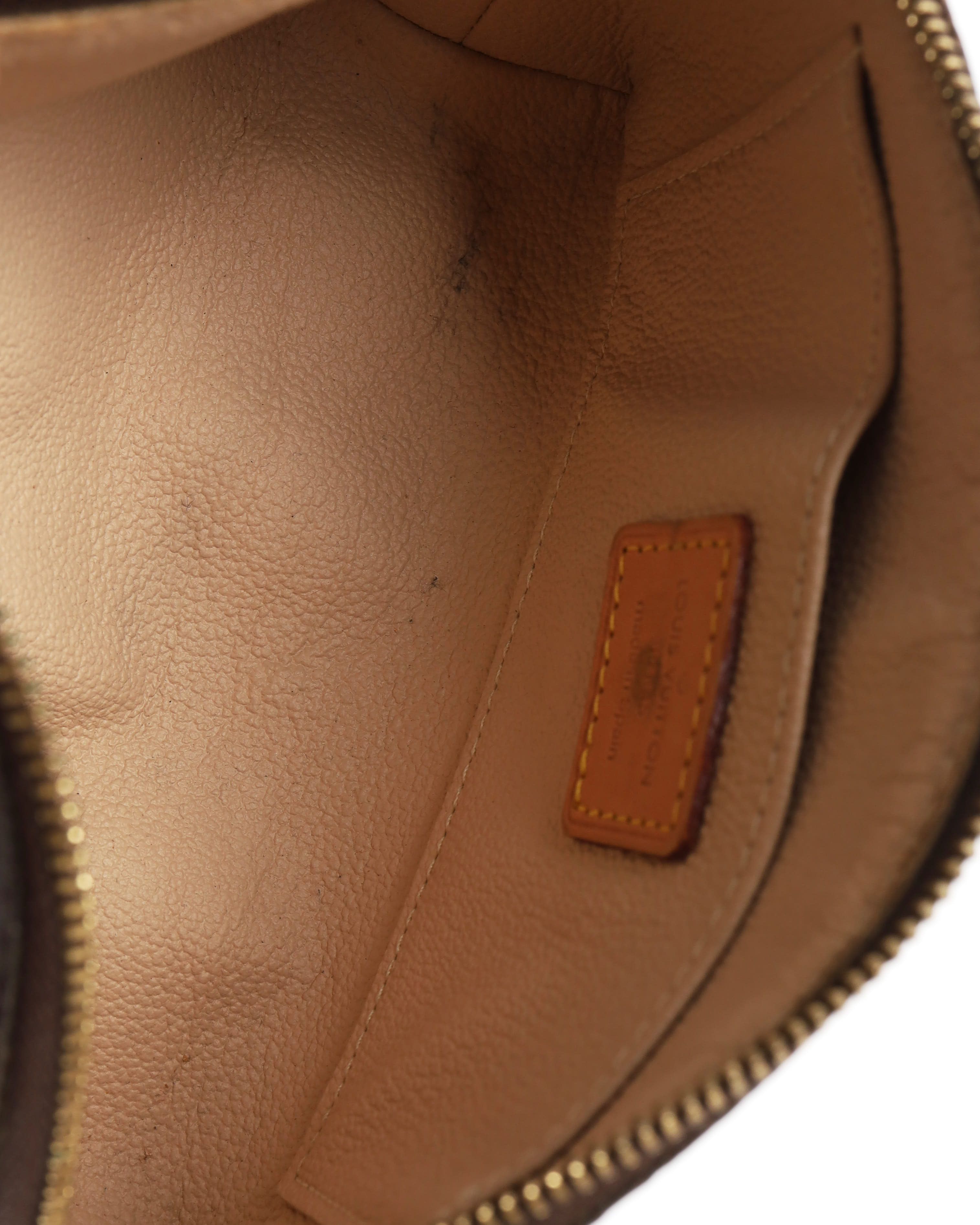 Pre-owned Louis Vuitton Monogram Cosmetic Pouch In Brown