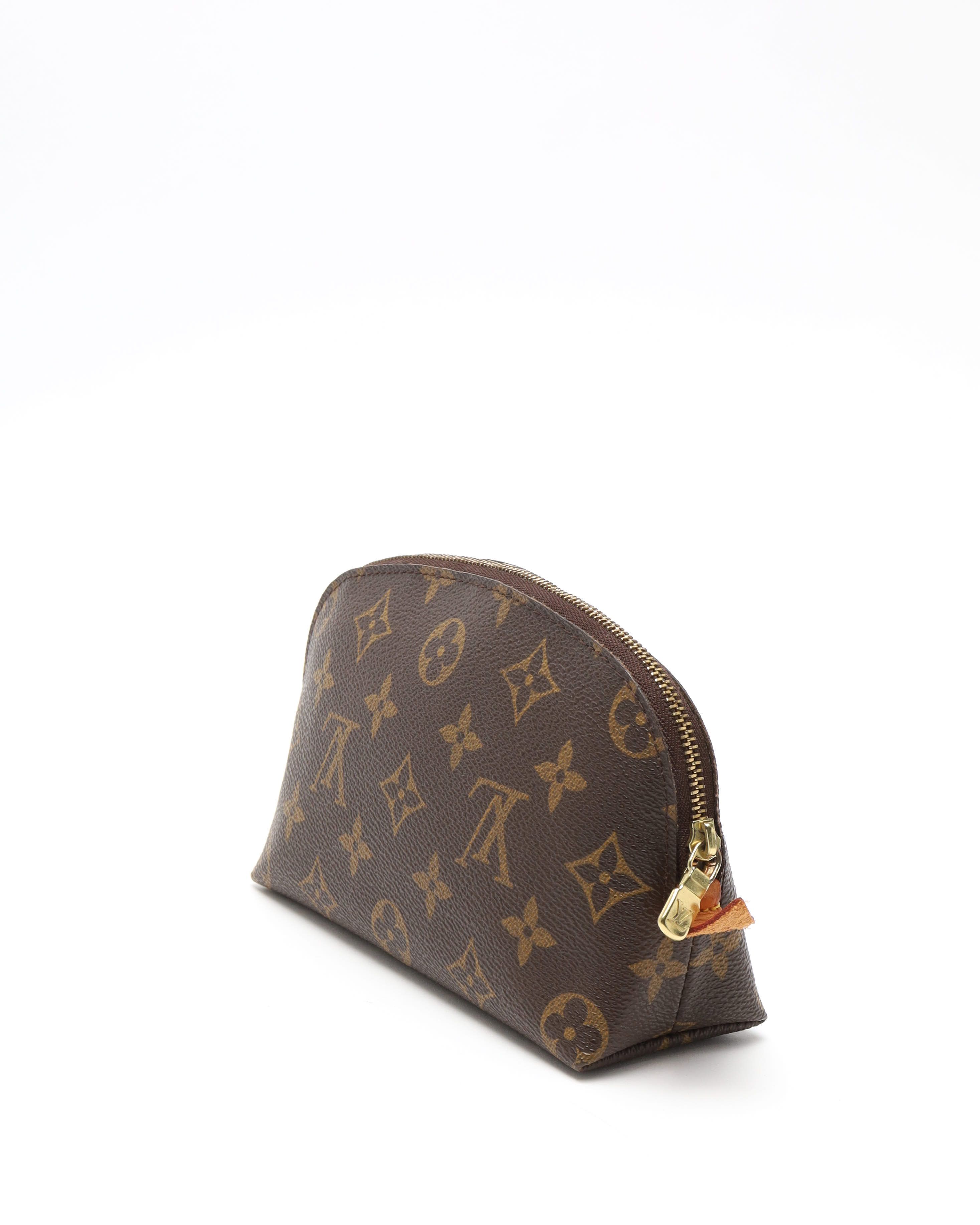 Pre-owned Louis Vuitton Monogram Cosmetic Pouch In Brown