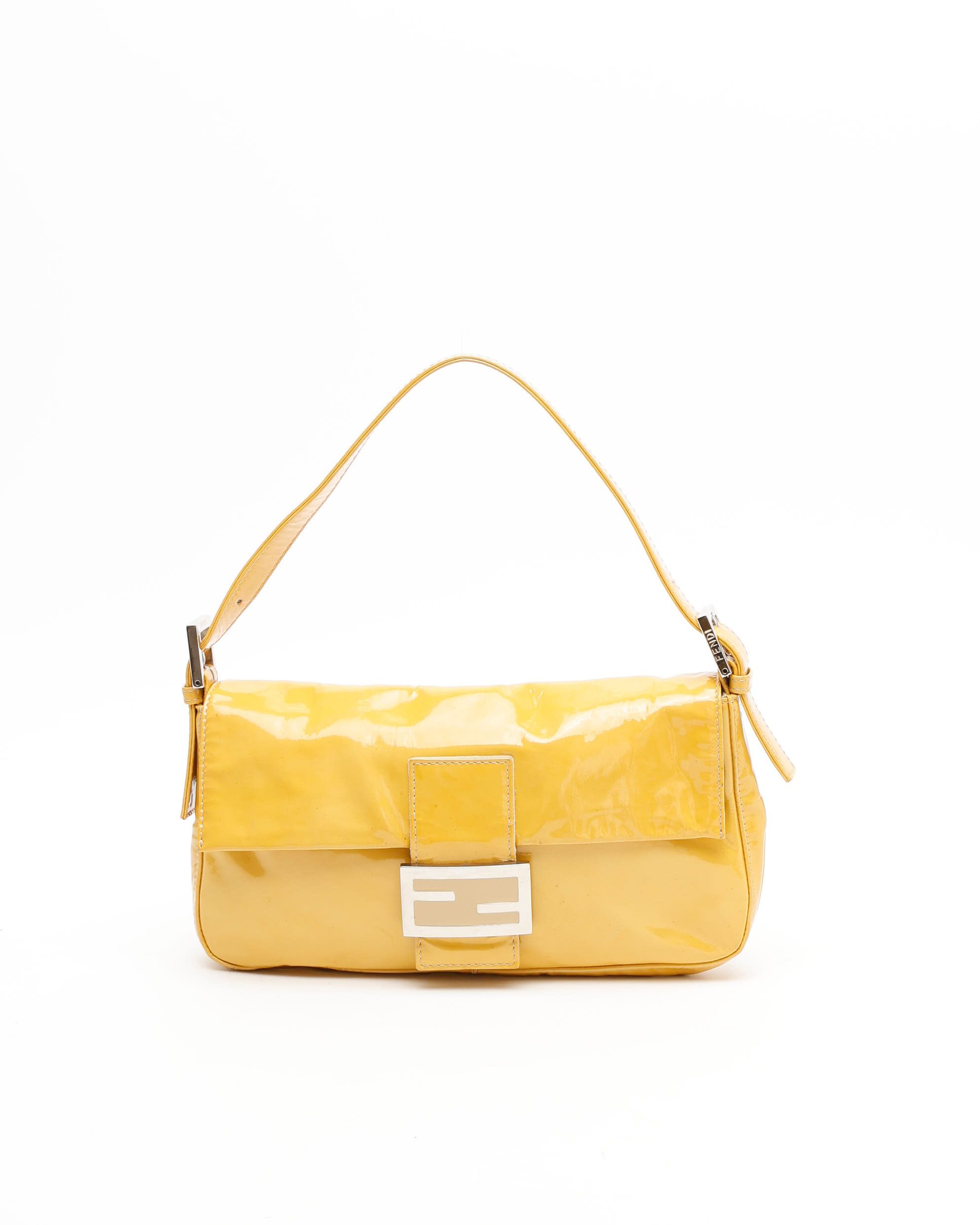 Fendi Patent Baguette Bag
