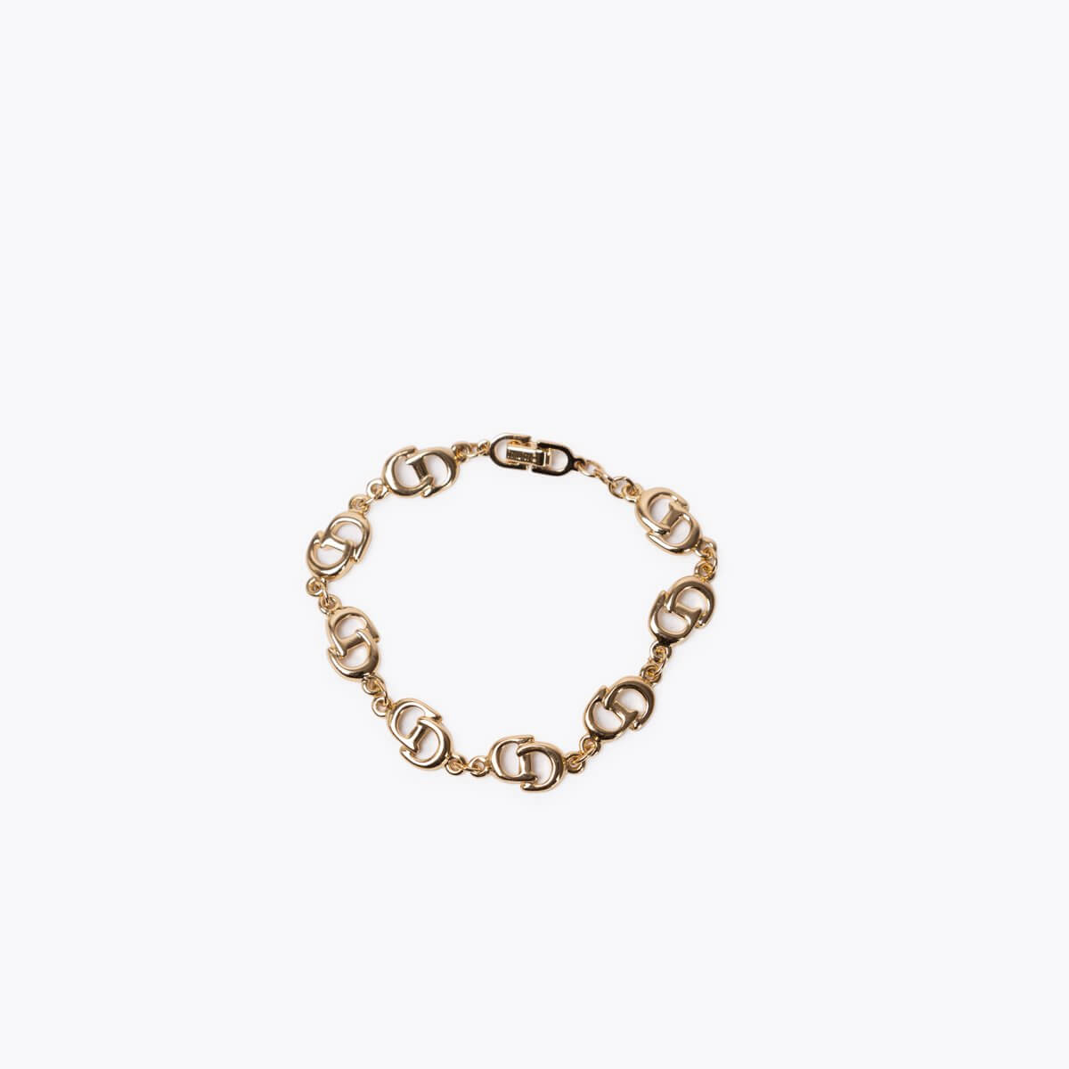 CHRISTIAN DIOR Gold CD Bracelet