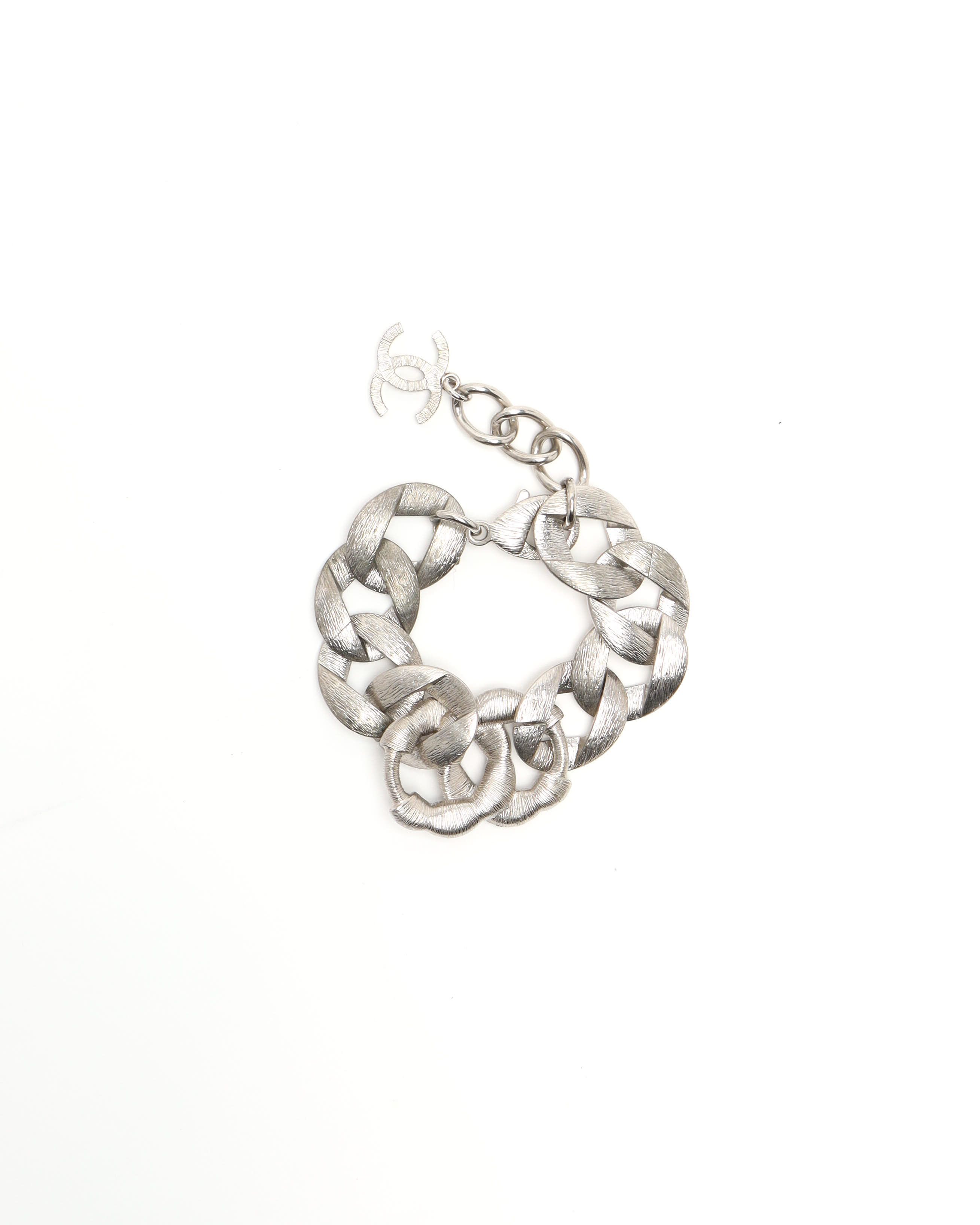 Pre-owned Chanel Coco Mark Chain Bracelet
