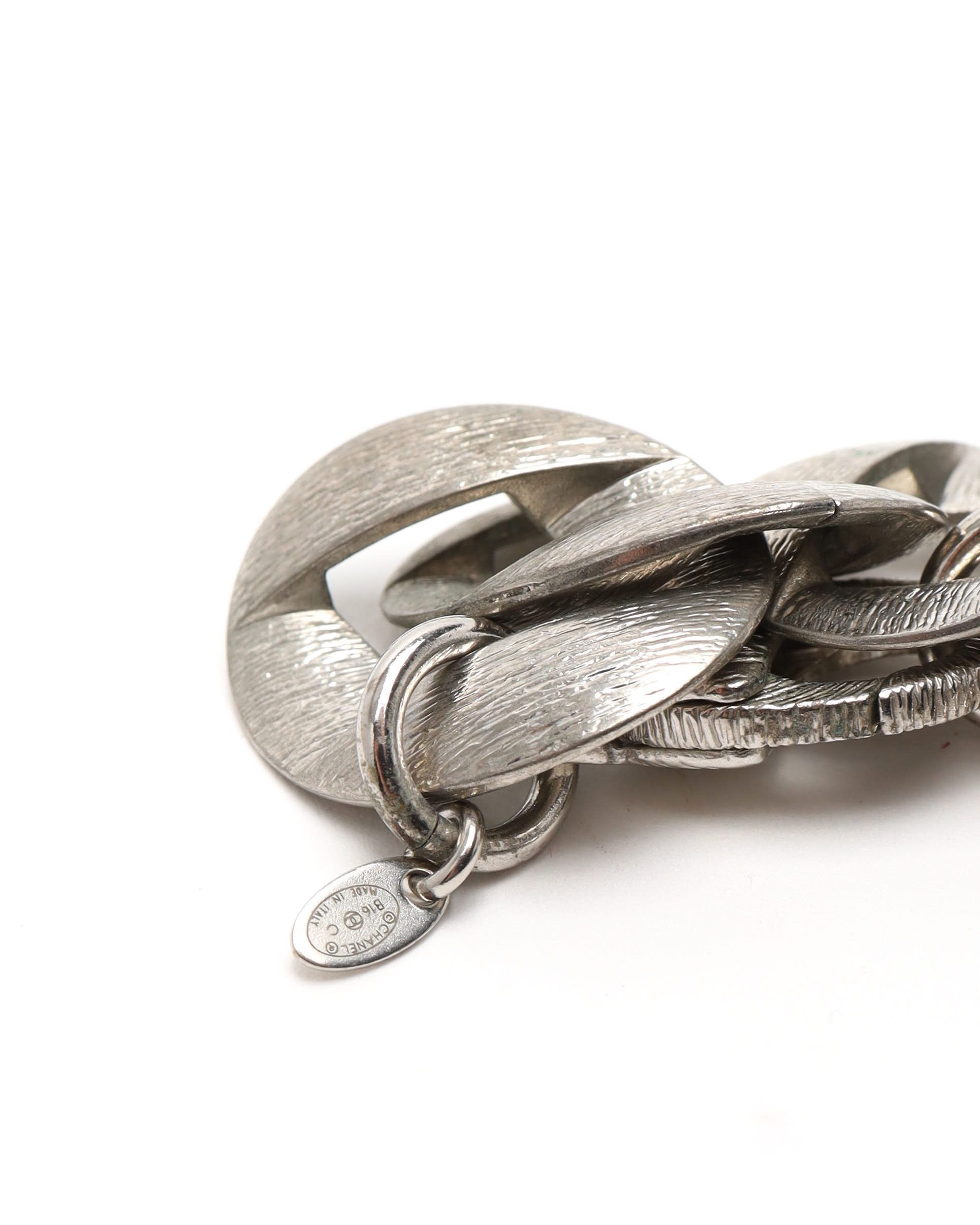 Pre-owned Chanel Coco Mark Chain Bracelet