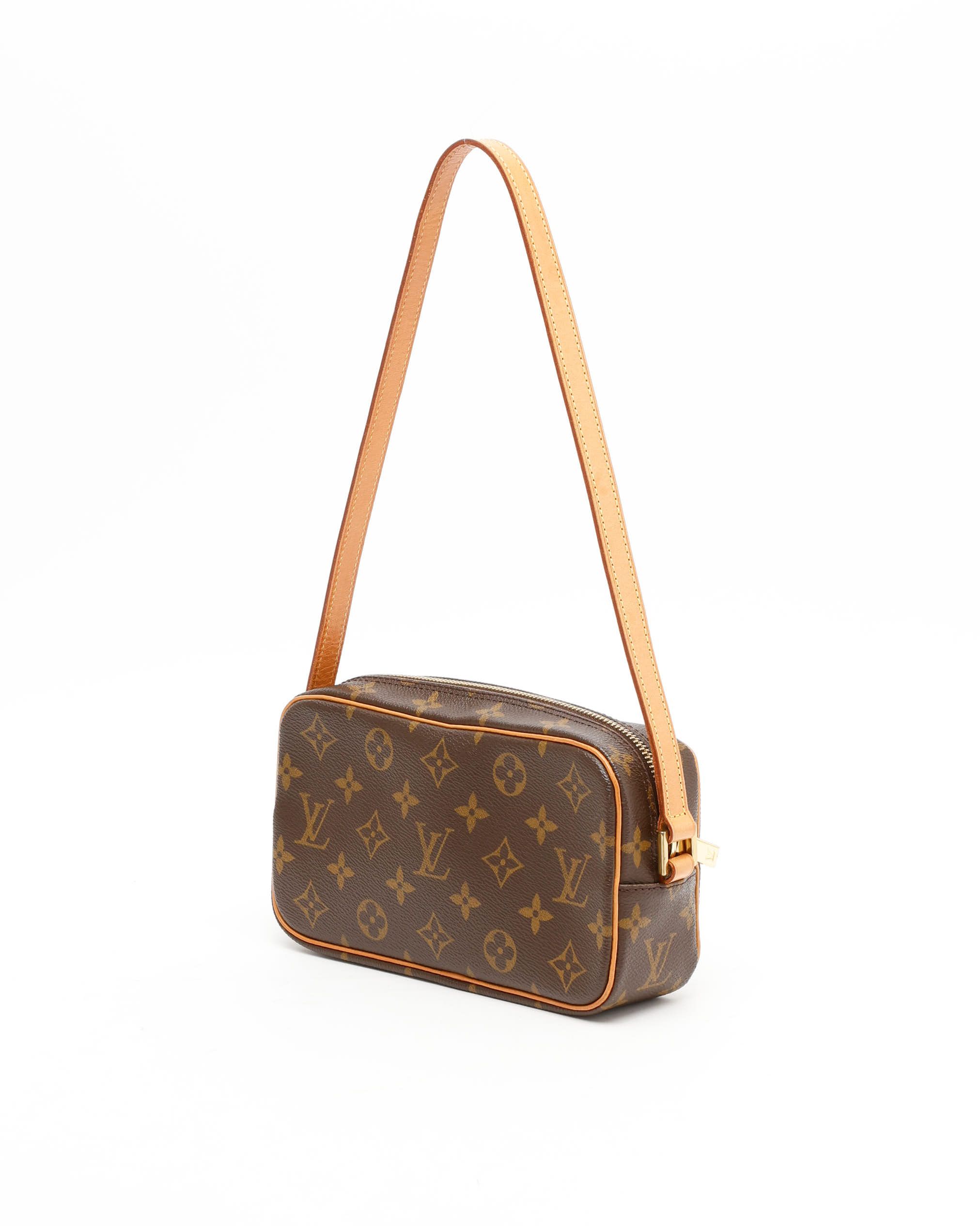 Pre-owned Louis Vuitton Monogram Pochette Cité Bag In Brown
