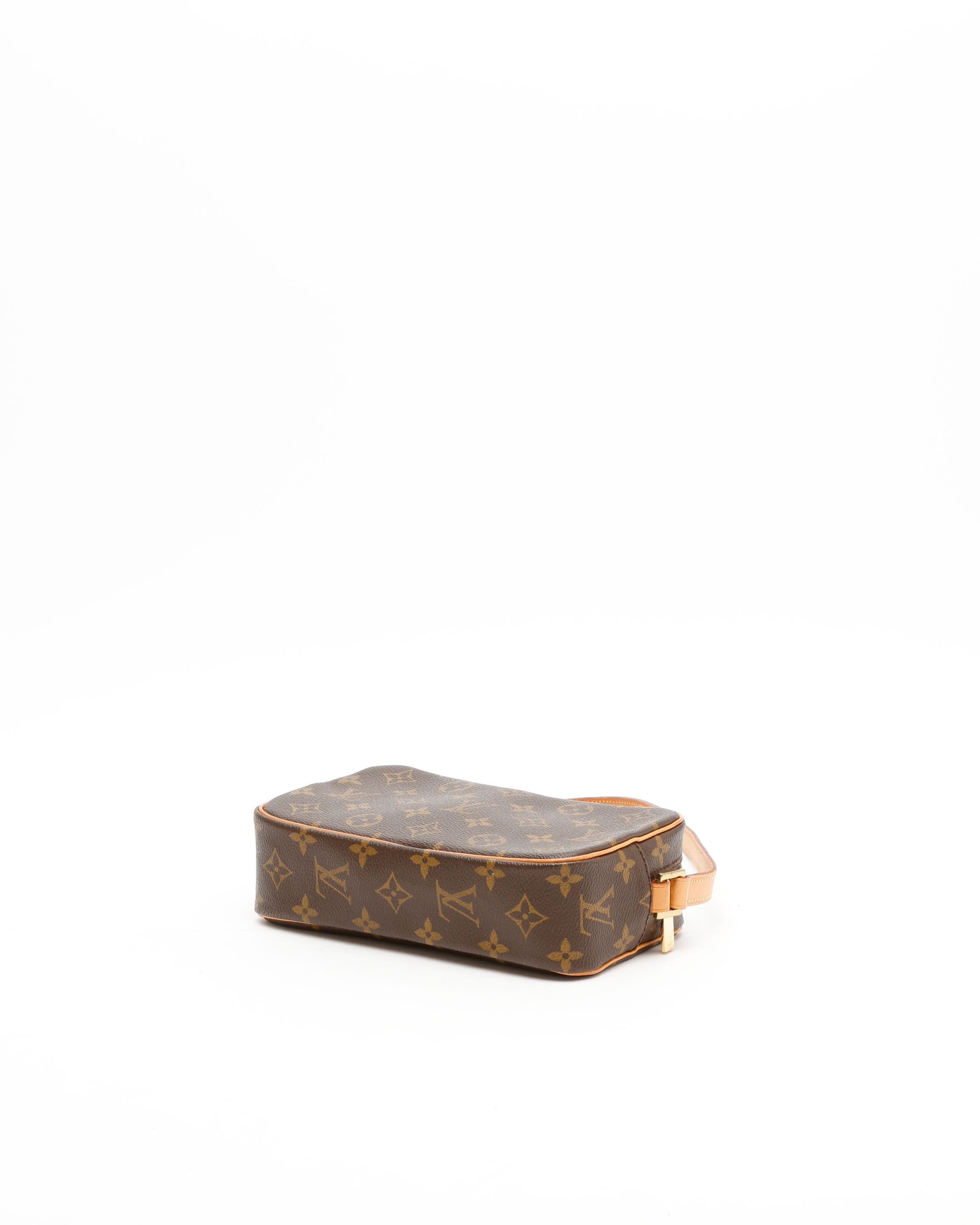 Pre-owned Louis Vuitton Monogram Pochette Cité Bag In Brown