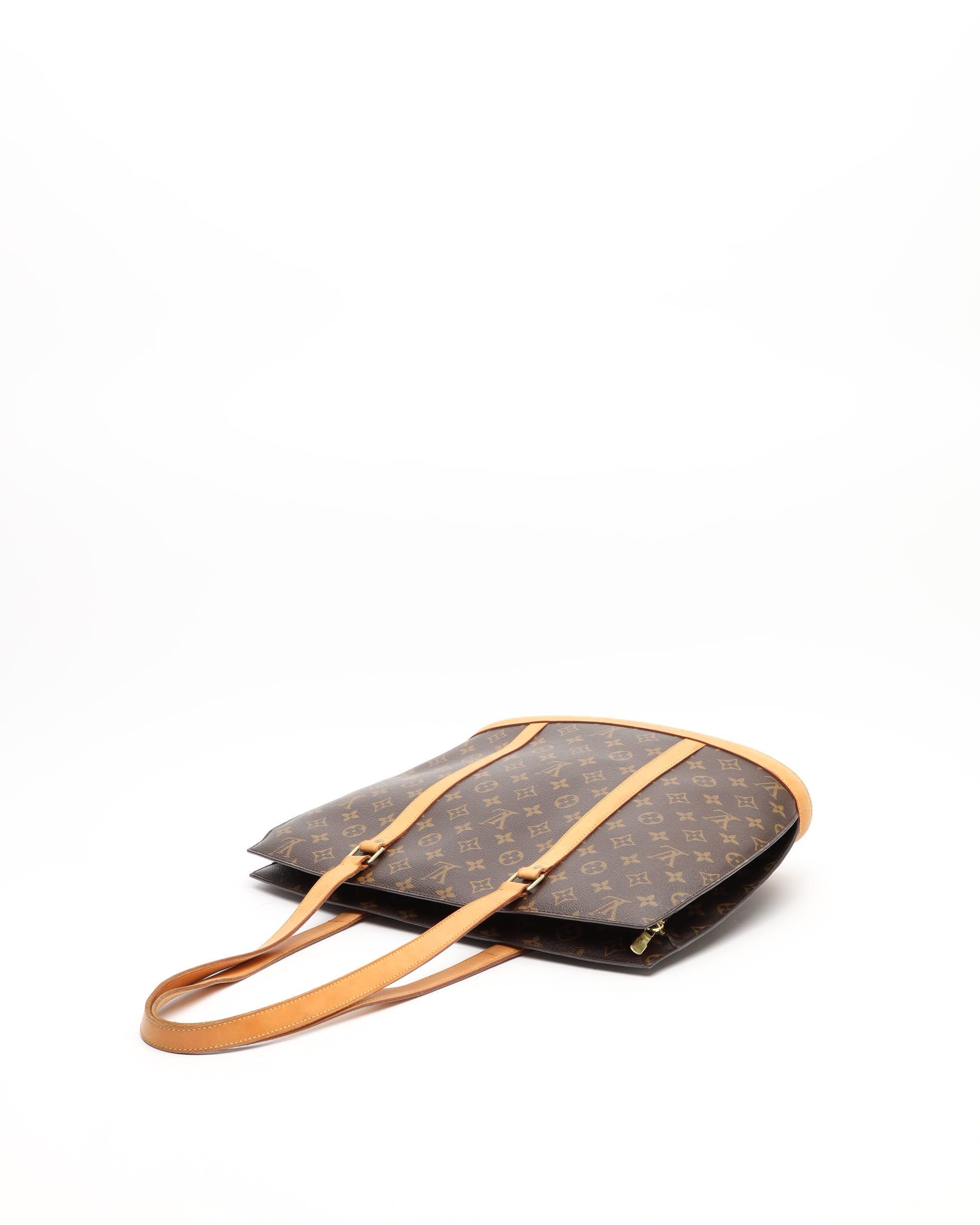 Pre-owned Louis Vuitton Monogram Babylone Bag In Brown