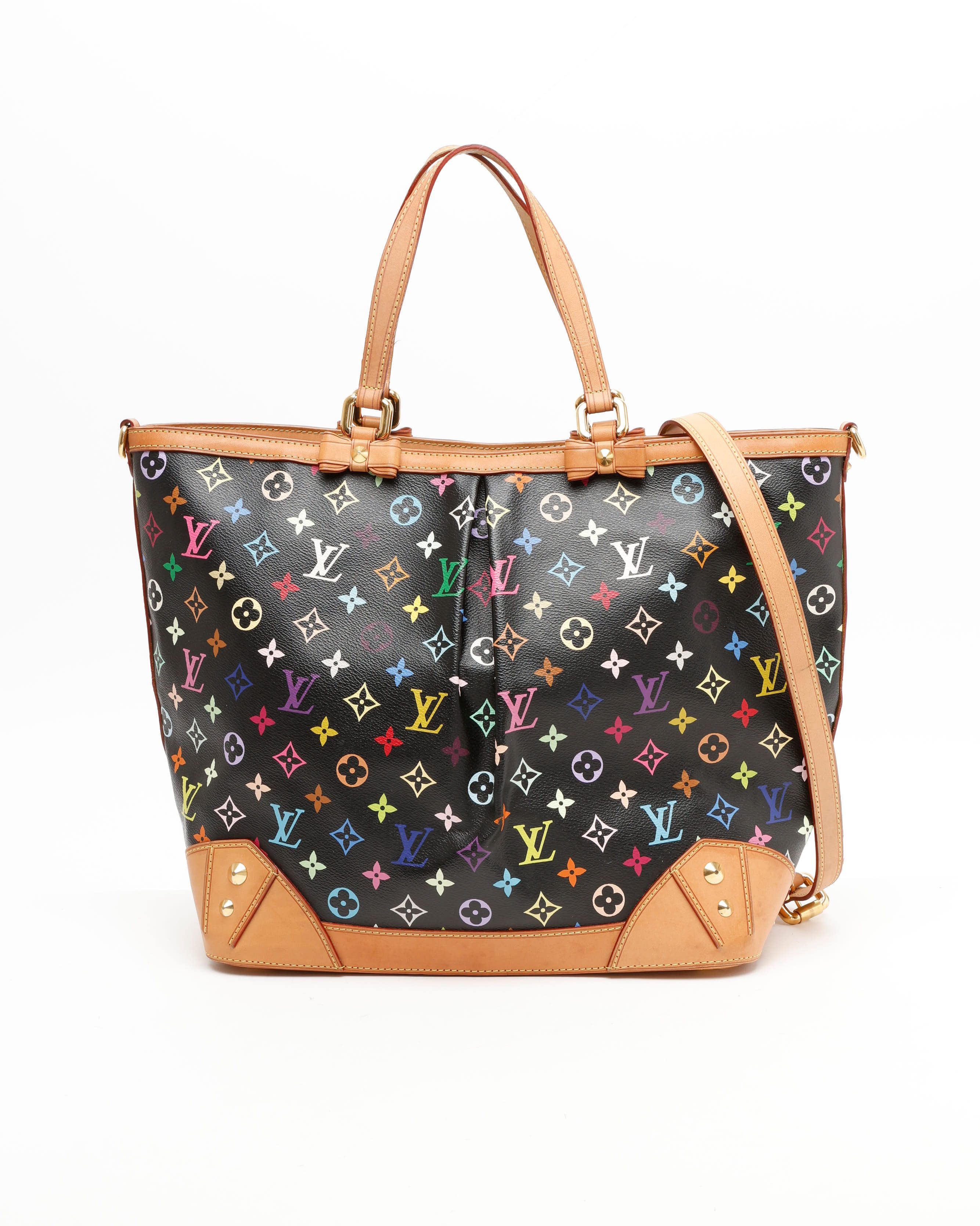 Pre-owned Louis Vuitton Murakami Charlene Mm Tote Bag In Multi