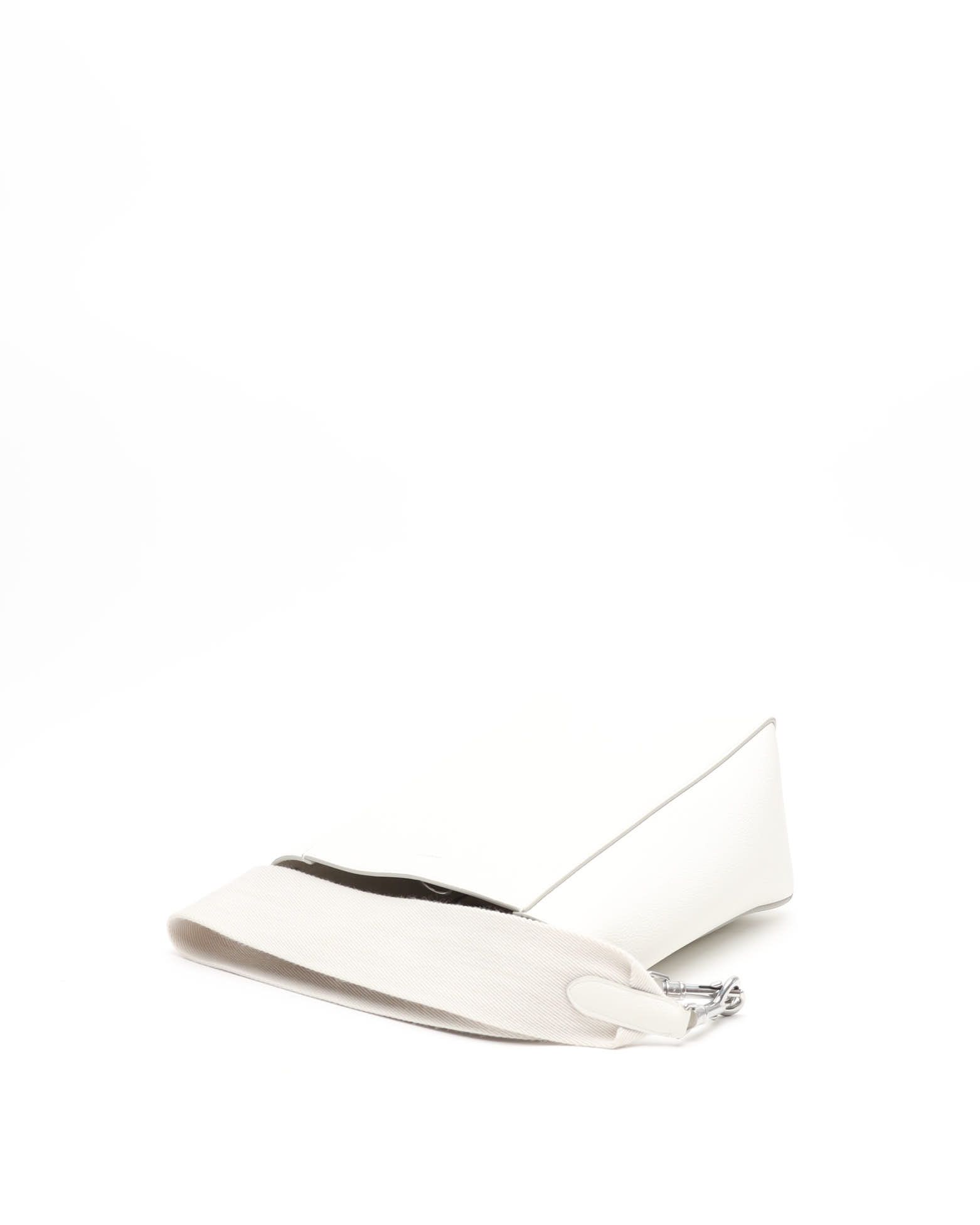 Celine Céline Small Sangle Bucket Bag In White