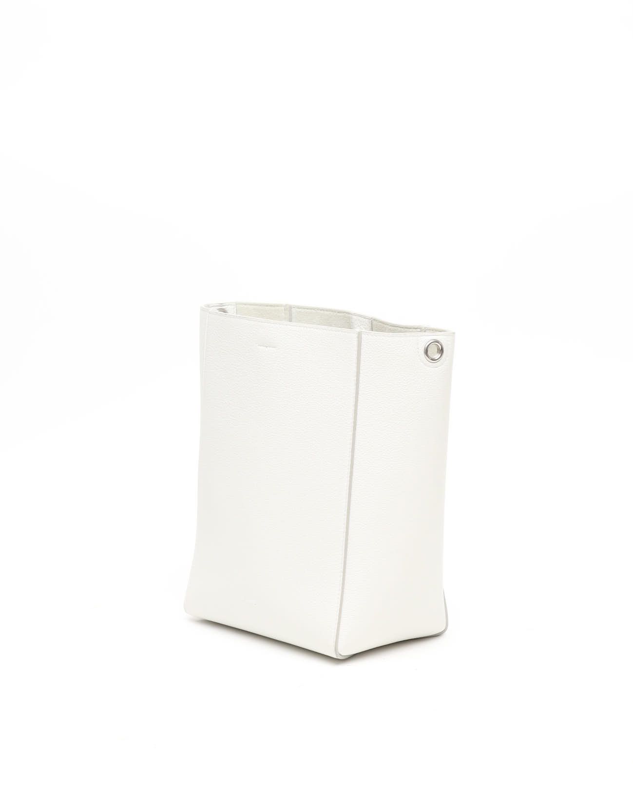 Celine Céline Small Sangle Bucket Bag In White