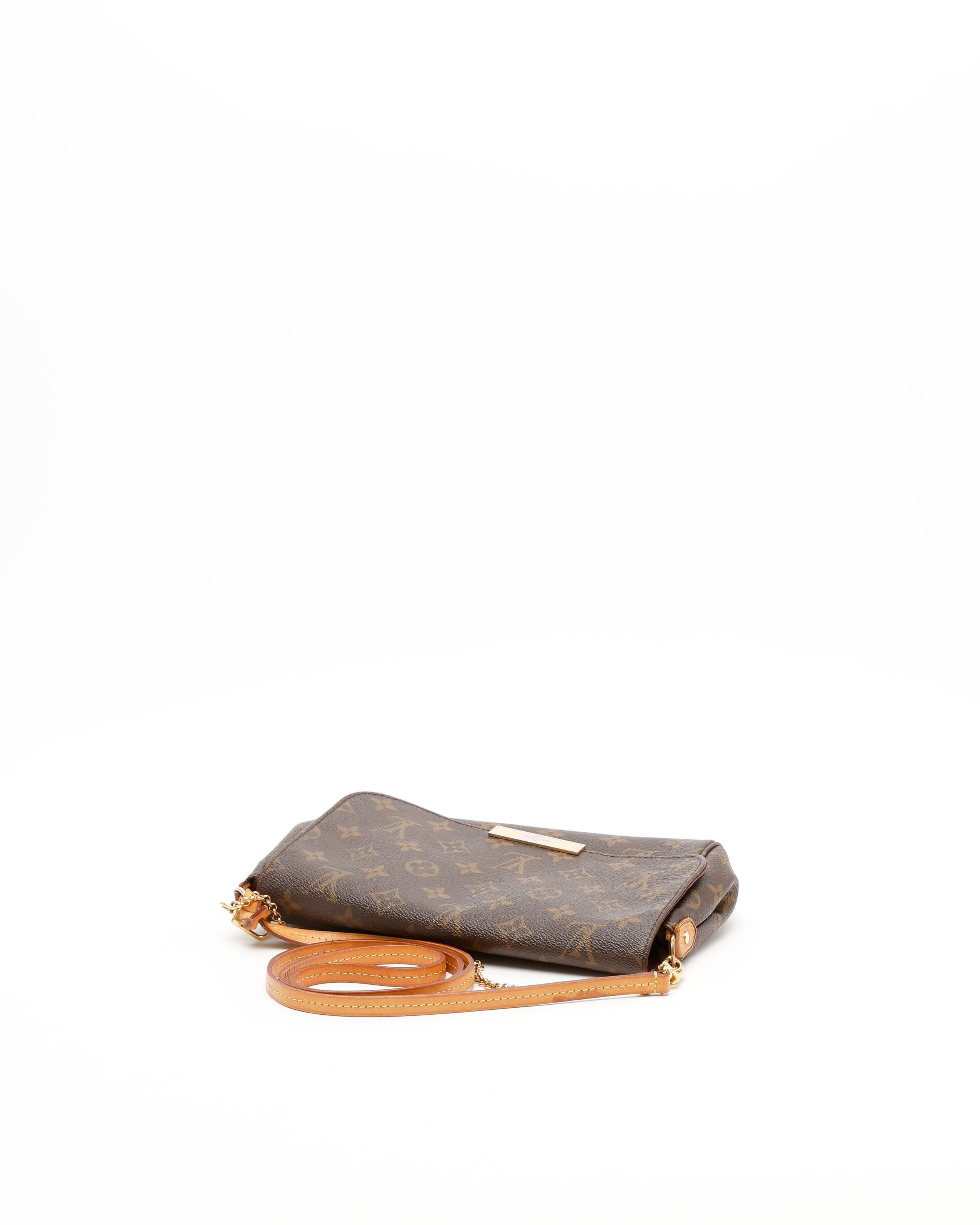 Pre-owned Louis Vuitton Monogram Favorite Pm Bag In Brown