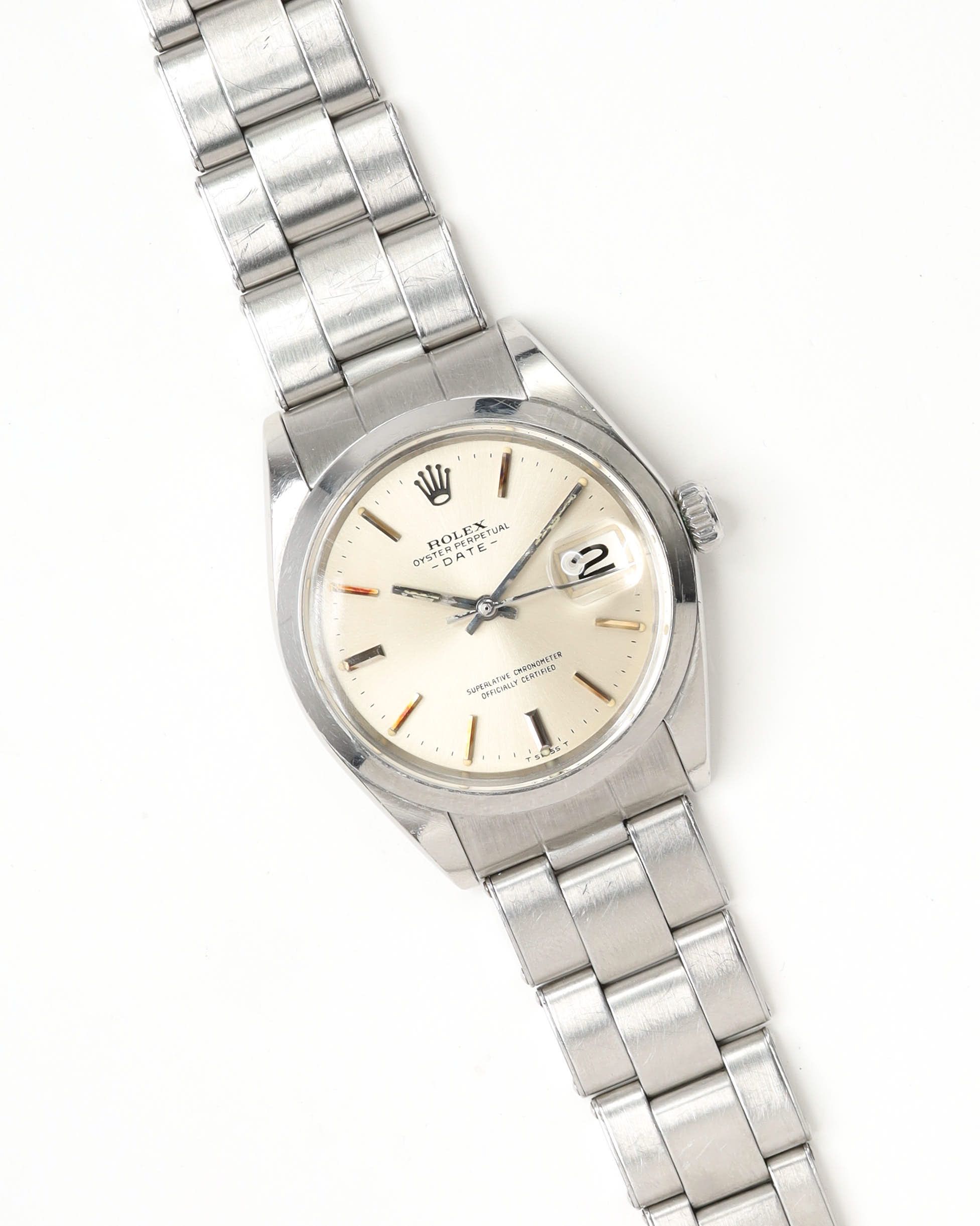 Rolex Oyster Perpetual Date 34mm Ref 1500 Super Full Set 1971 Watch