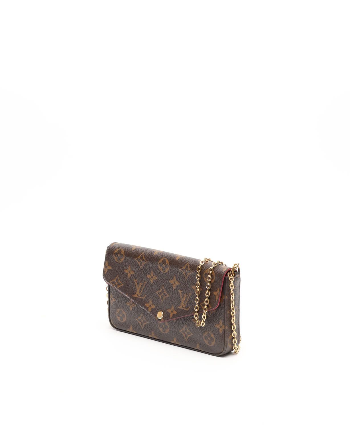 Pre-owned Louis Vuitton Pochette Félicie Monogram Bag In Multi