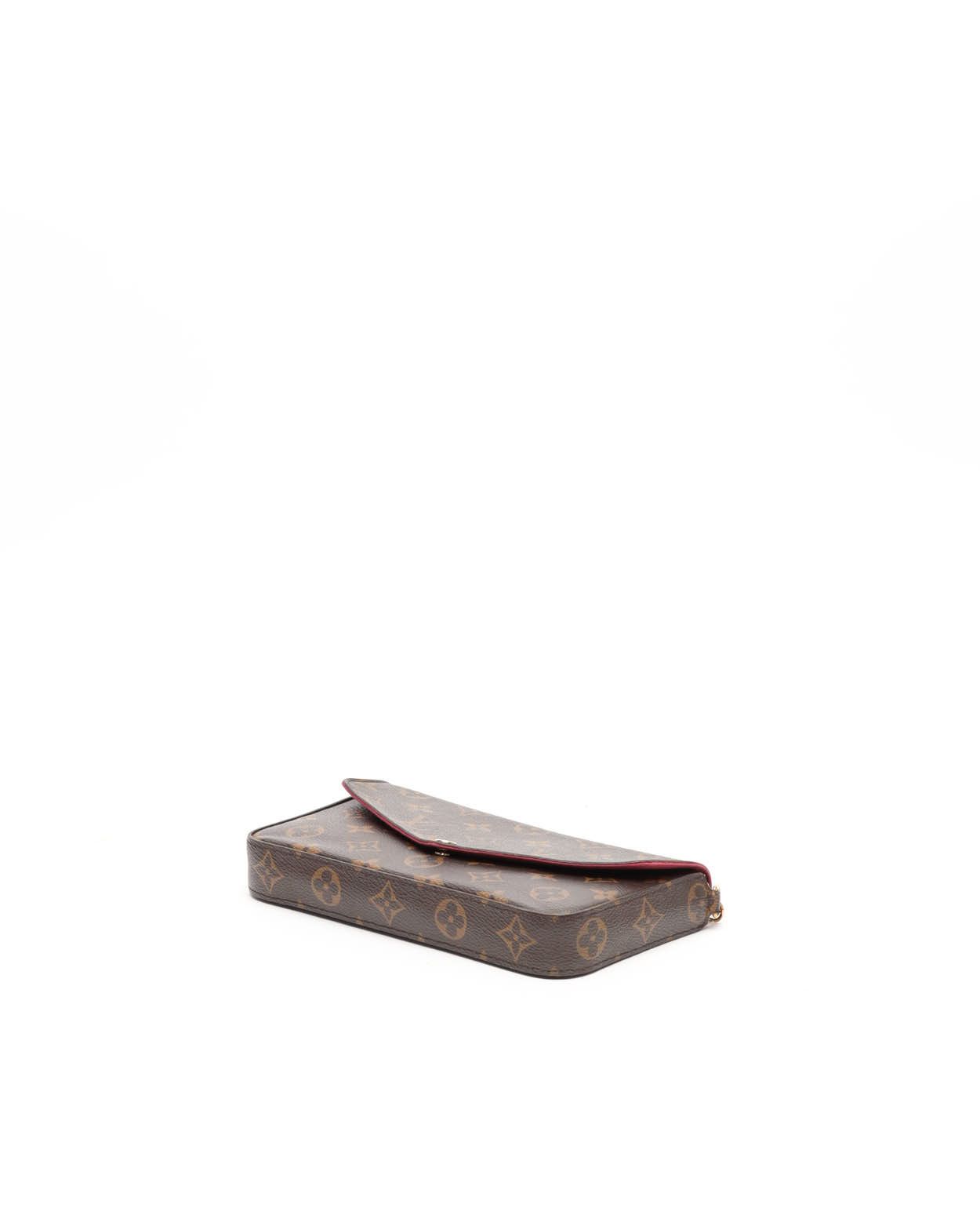 Pre-owned Louis Vuitton Pochette Félicie Monogram Bag In Multi