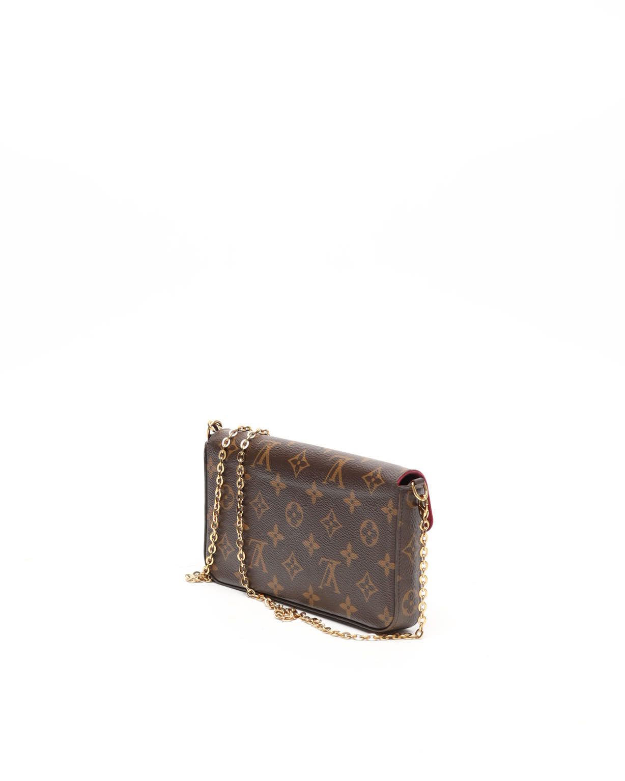 Pre-owned Louis Vuitton Pochette Félicie Monogram Bag In Multi