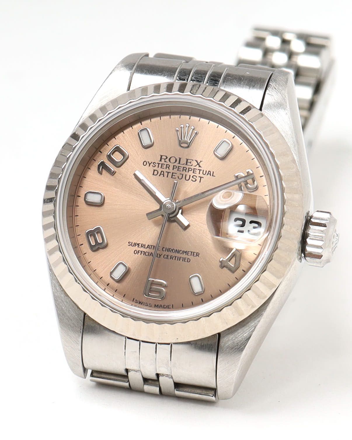 Rolex Lady-datejust 26mm Ref 79174 2002 Watch In Silver