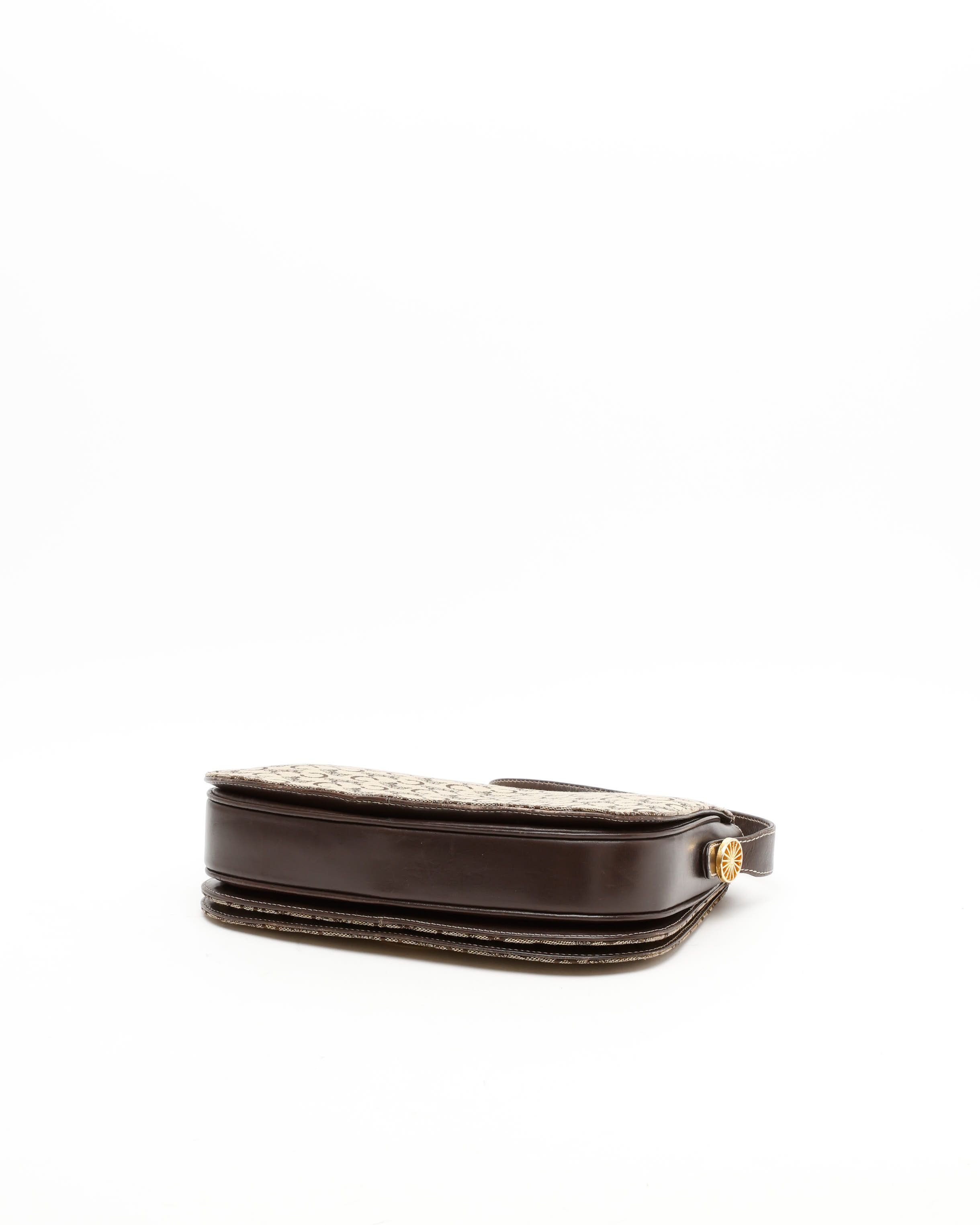Celine Céline C Horse Carriage Shoulder Bag In Brown