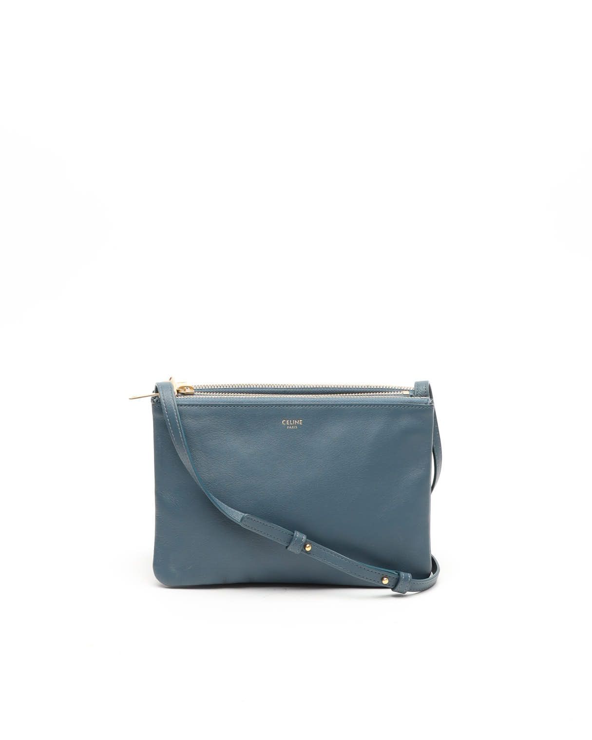 Celine Céline Trio Bag In Blue