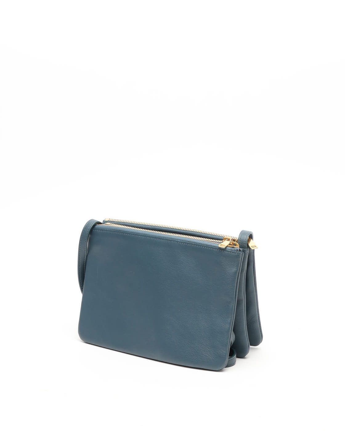 Celine Céline Trio Bag In Blue