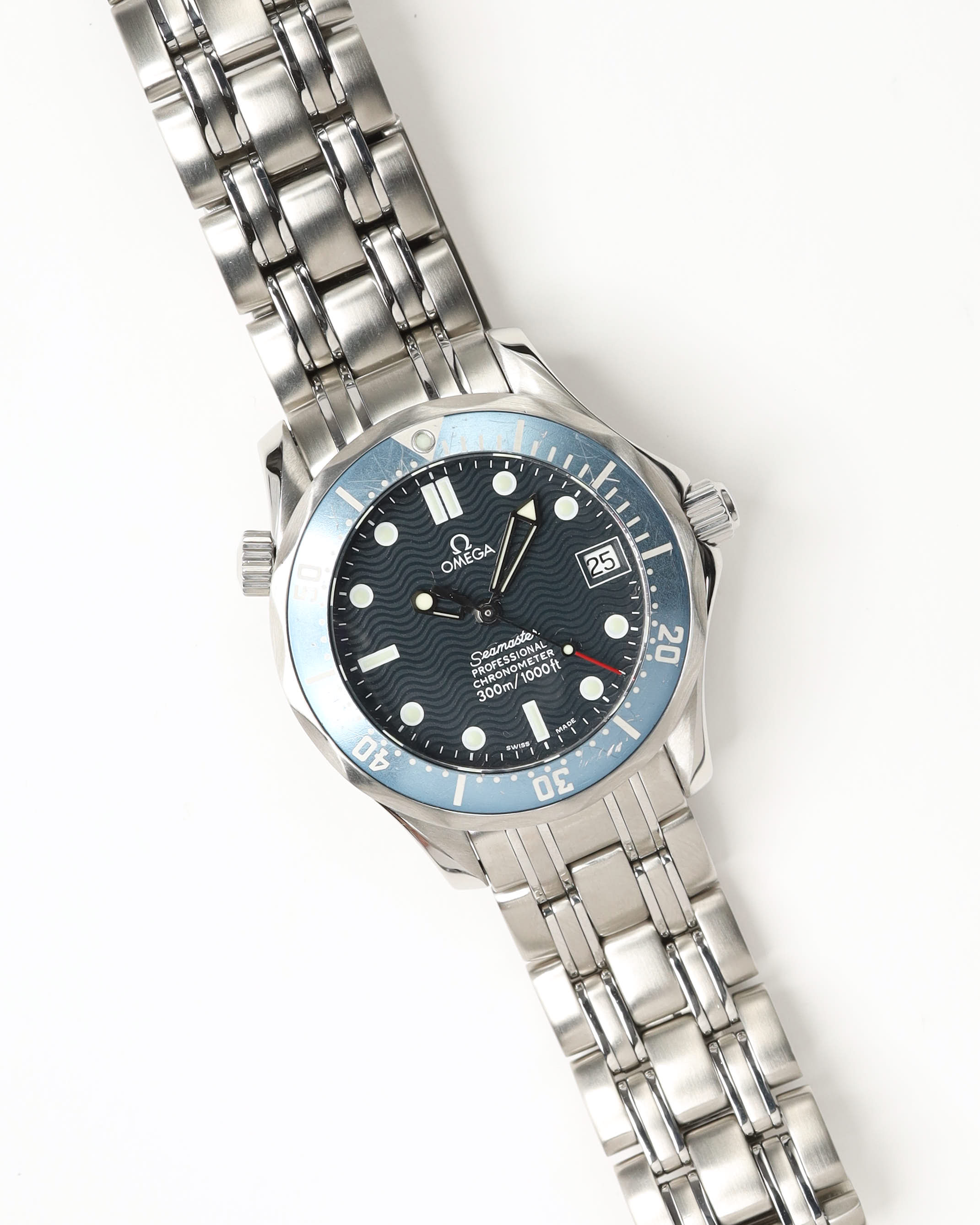 Omega Seamaster 300m 36mm Ref 2551.80 Full Set 1999 Watch In Metallic
