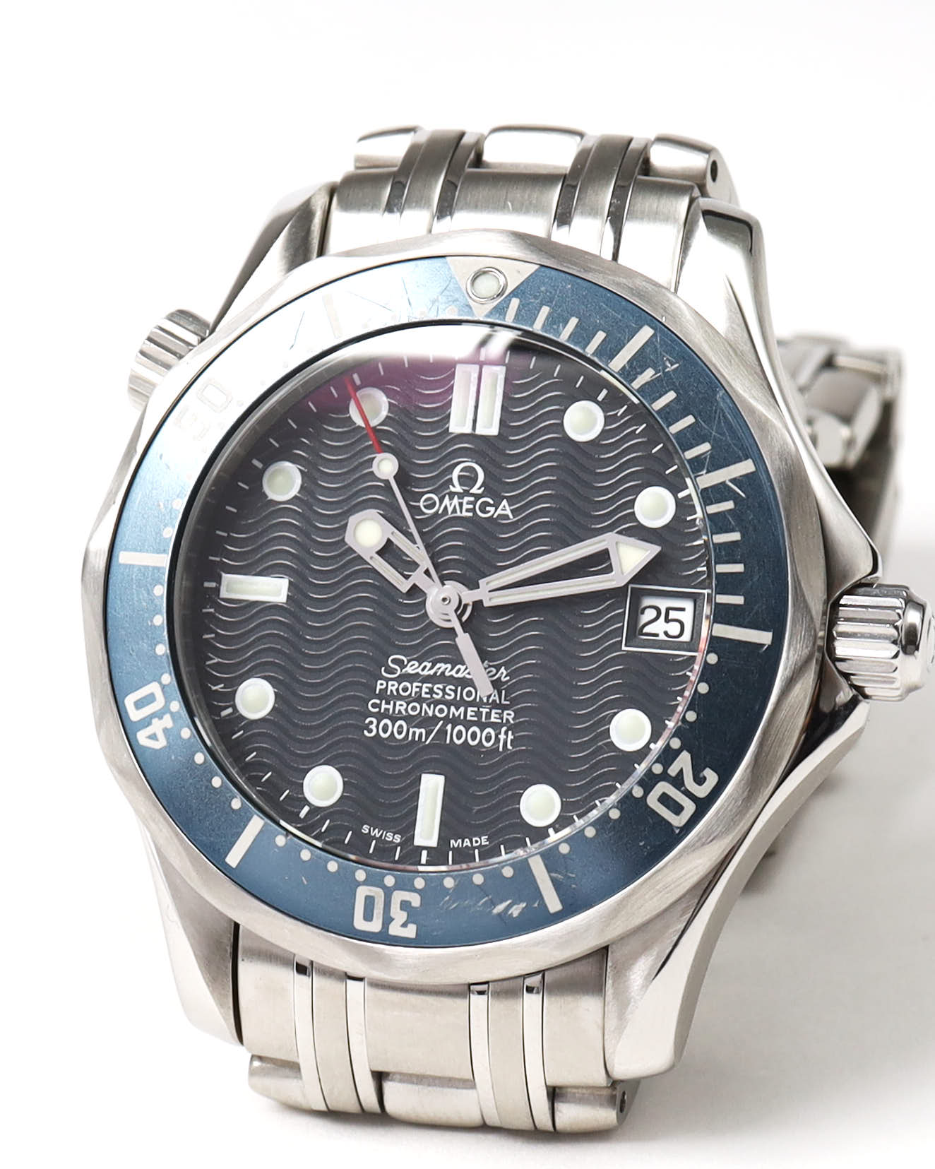 Omega Seamaster 300m 36mm Ref 2551.80 Full Set 1999 Watch In Metallic