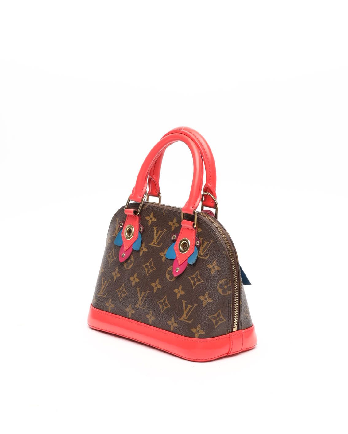 Pre-owned Louis Vuitton Monogram Totem Alma Bb Handbag In Multi