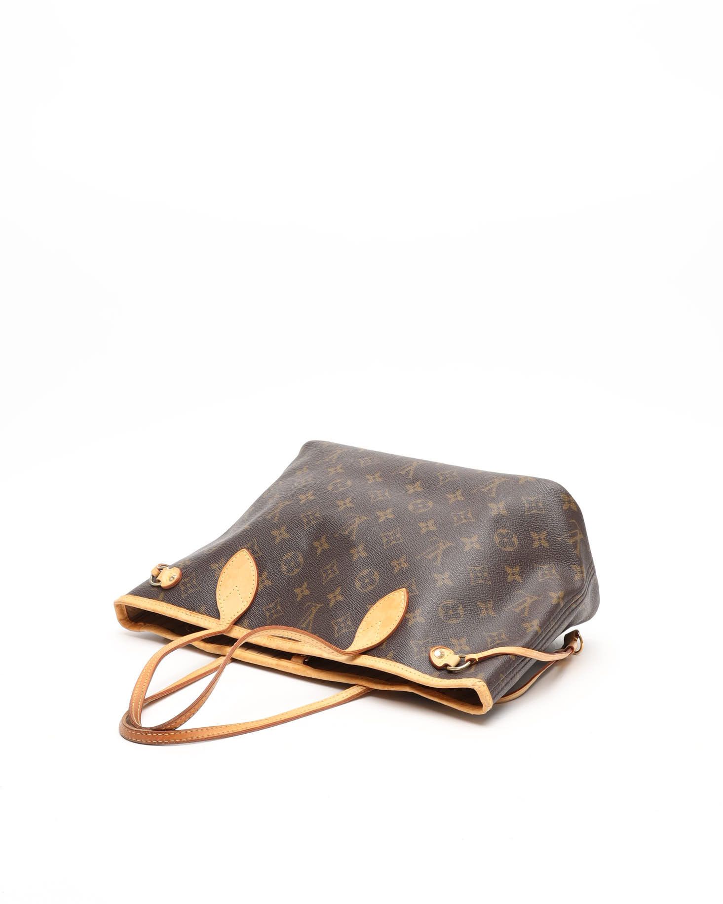 Pre-owned Louis Vuitton Monogram Neverfull Pm Tote Bag In Brown