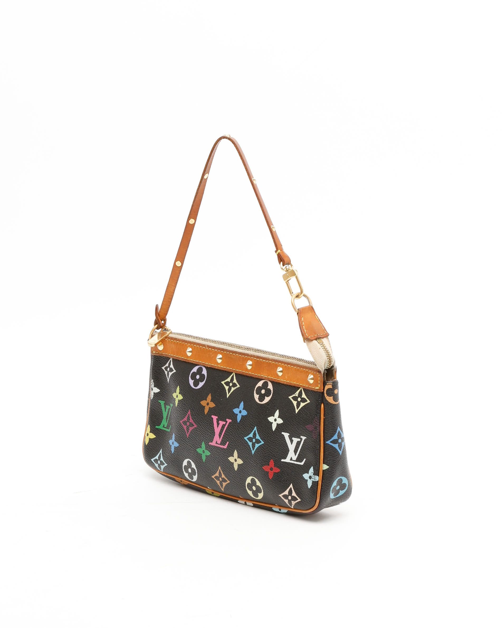 Pre-owned Louis Vuitton Murakami Pochette Accessoires Bag In Multi