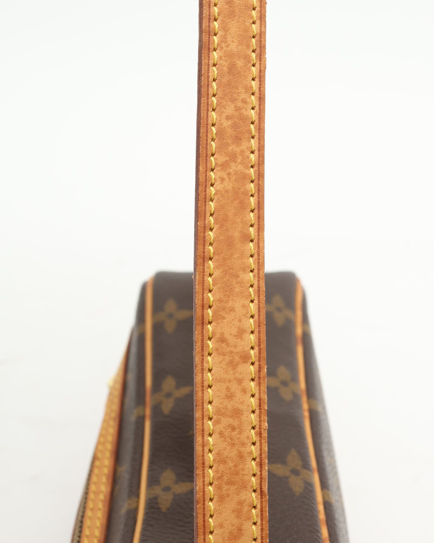 Pre-owned Louis Vuitton Monogram Pochette Cité Bag In Brown