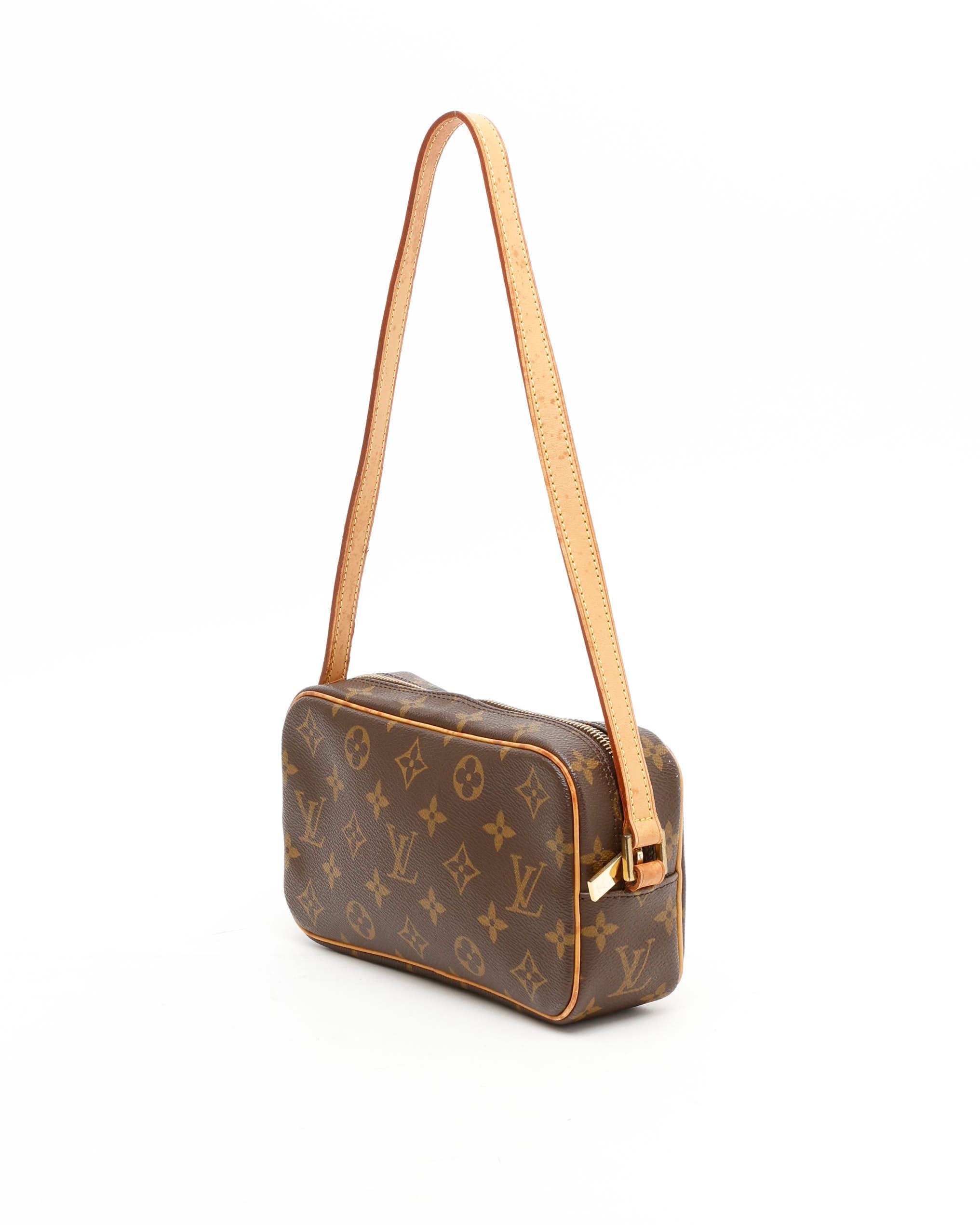 Pre-owned Louis Vuitton Monogram Pochette Cité Bag In Brown