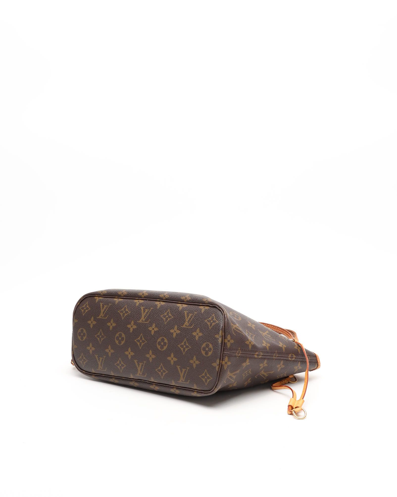 Pre-owned Louis Vuitton Monogram Neverfull Pm Tote Bag In Brown
