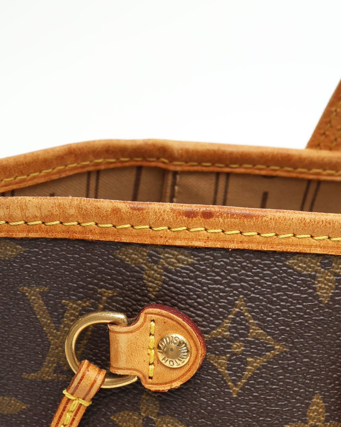 Pre-owned Louis Vuitton Monogram Neverfull Pm Tote Bag In Brown