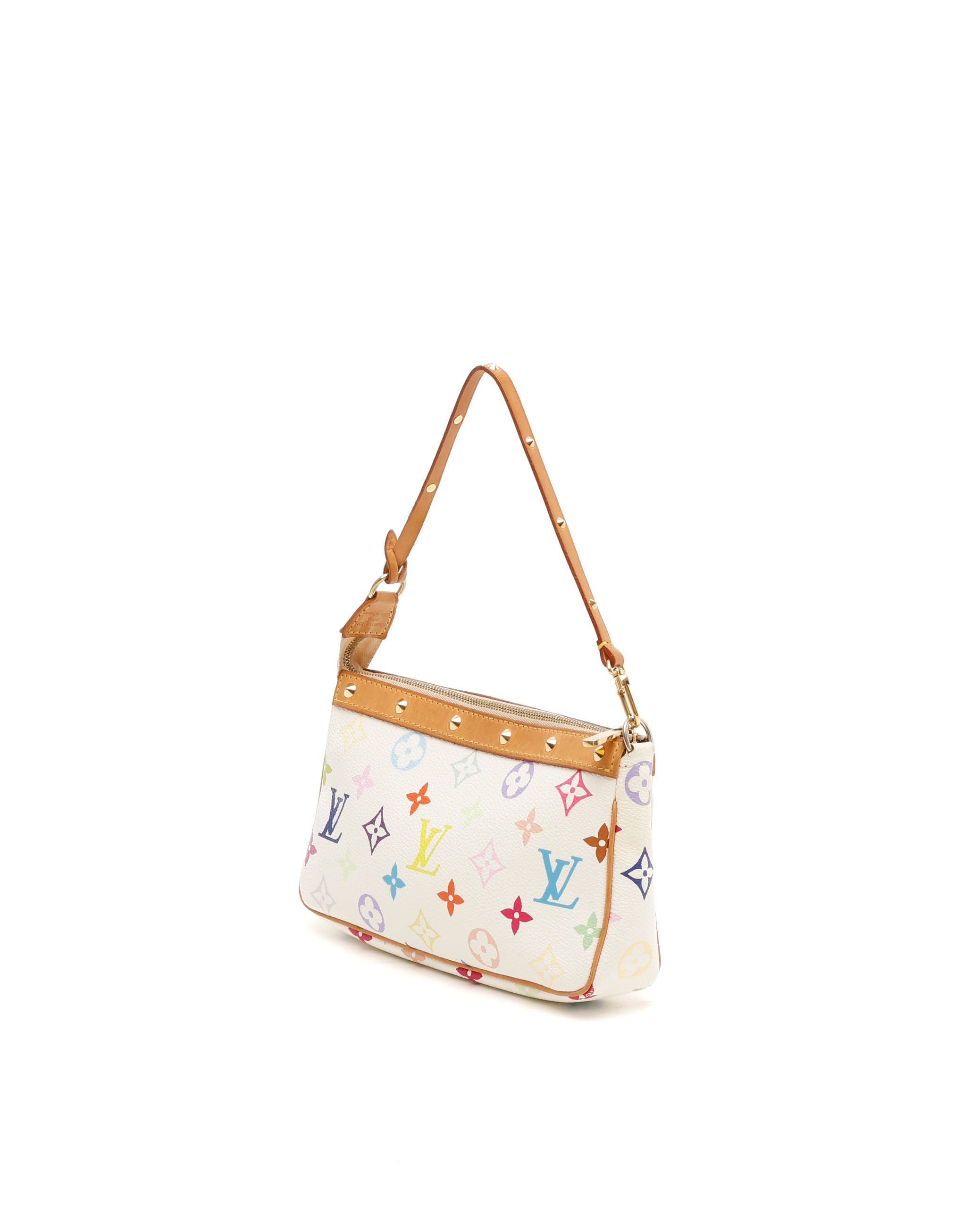 Pre-owned Louis Vuitton Murakami Pochette Accessoires Bag In Multi