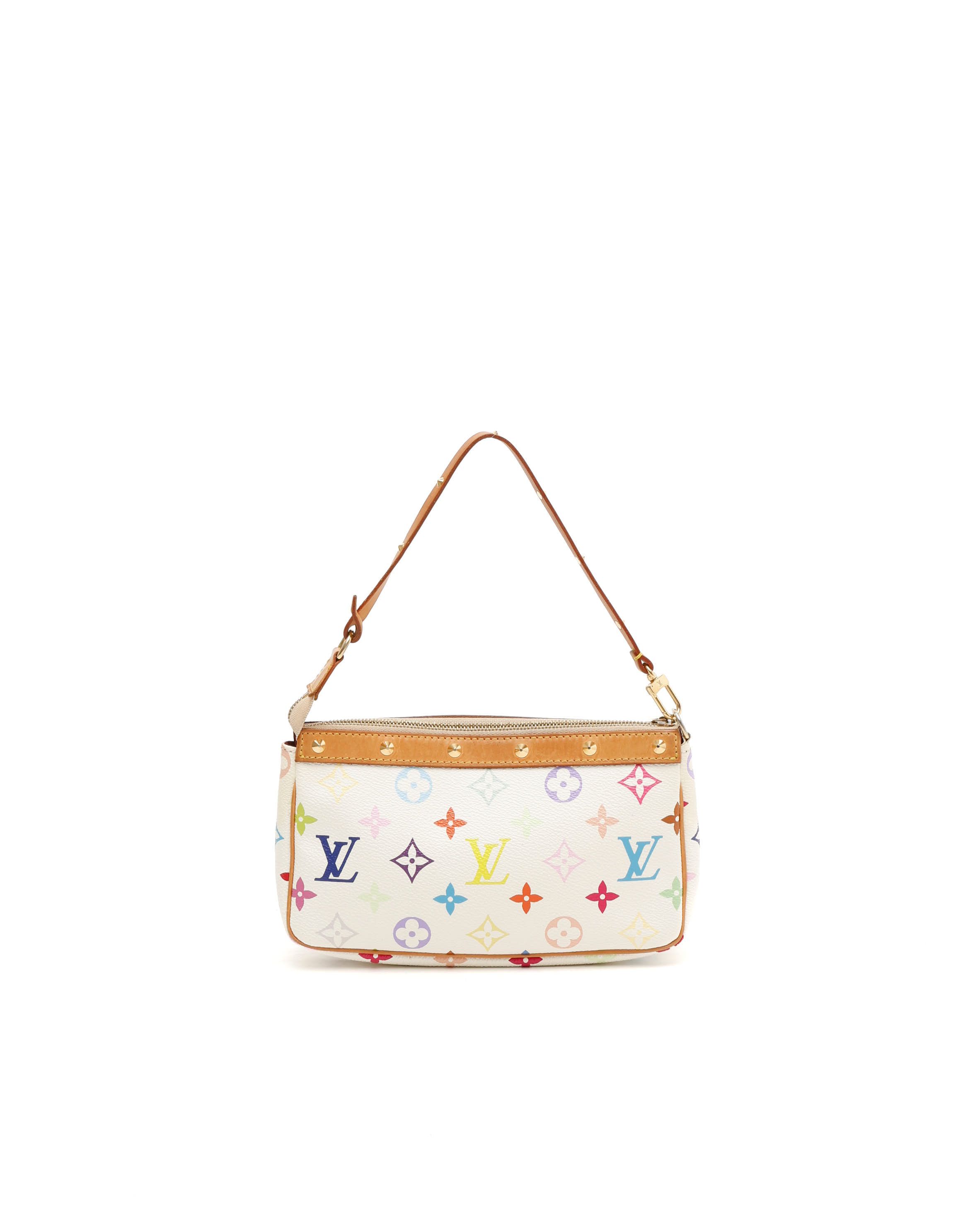 Pre-owned Louis Vuitton Murakami Pochette Accessoires Bag In Multi