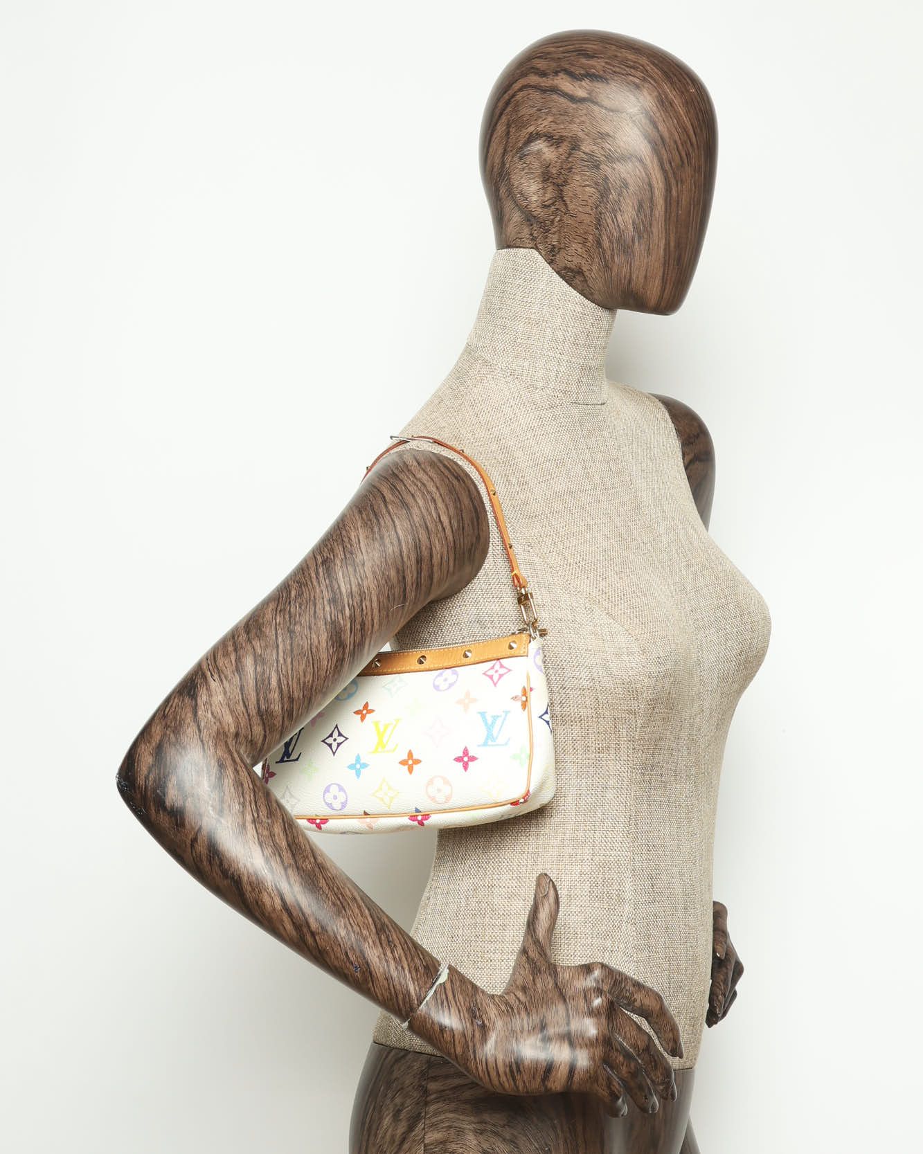 Pre-owned Louis Vuitton Murakami Pochette Accessoires Bag In Multi