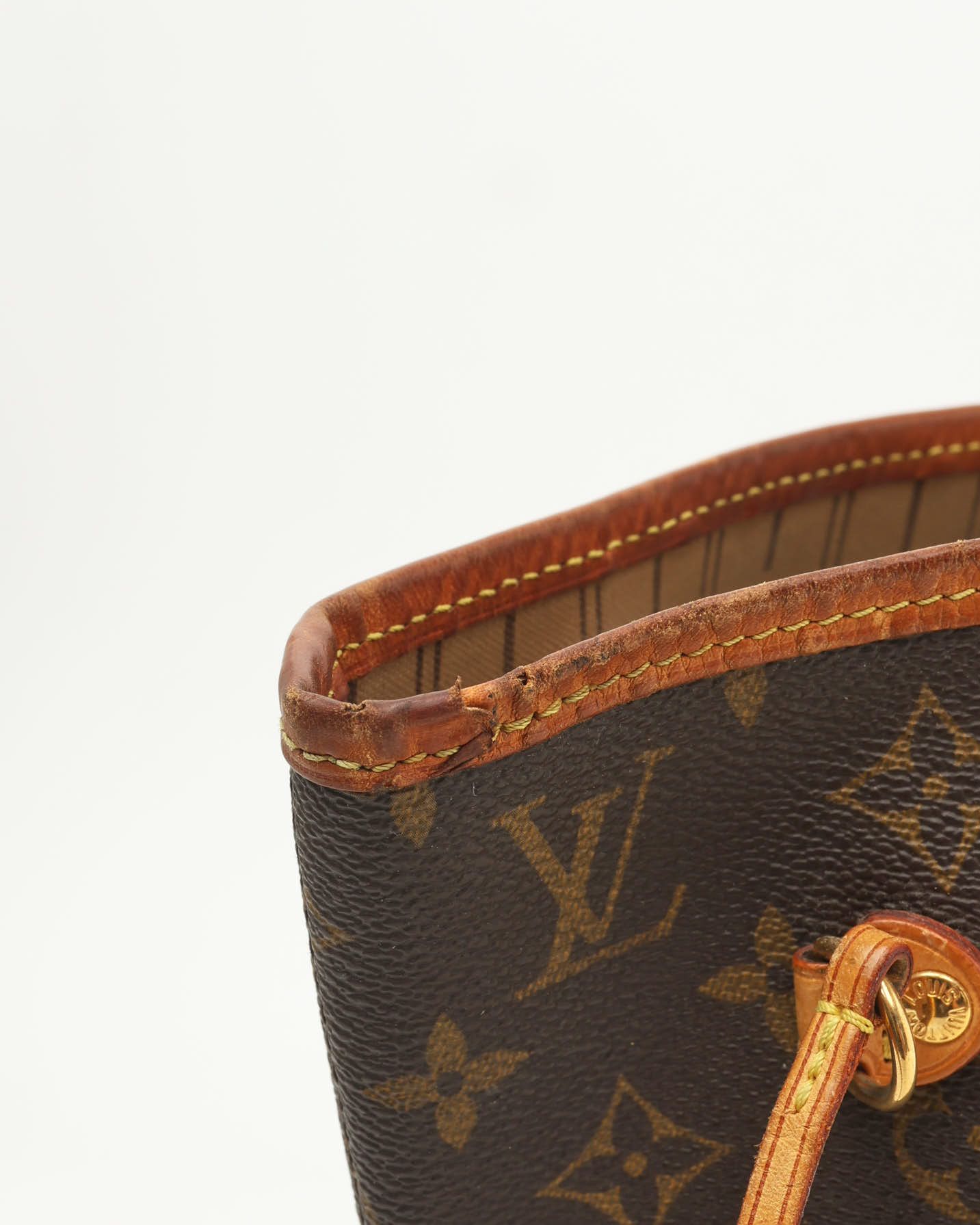 Pre-owned Louis Vuitton Monogram Neverfull Mm Tote Bag In Brown