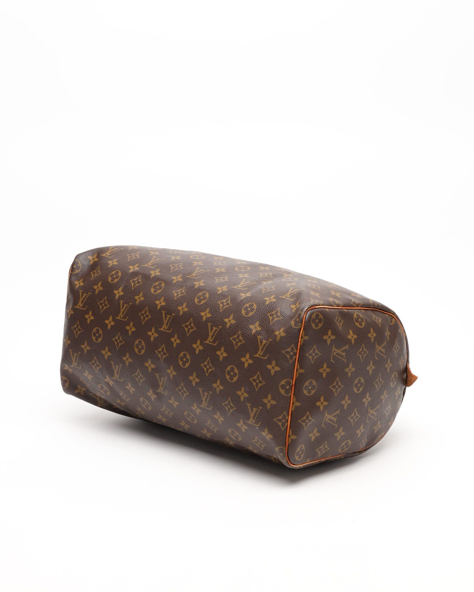 Pre-owned Louis Vuitton Monogram Speedy 40 Bag In Brown