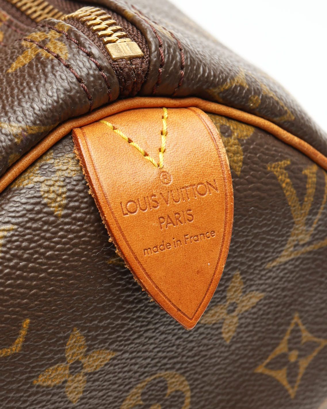 Pre-owned Louis Vuitton Monogram Speedy 40 Bag In Brown
