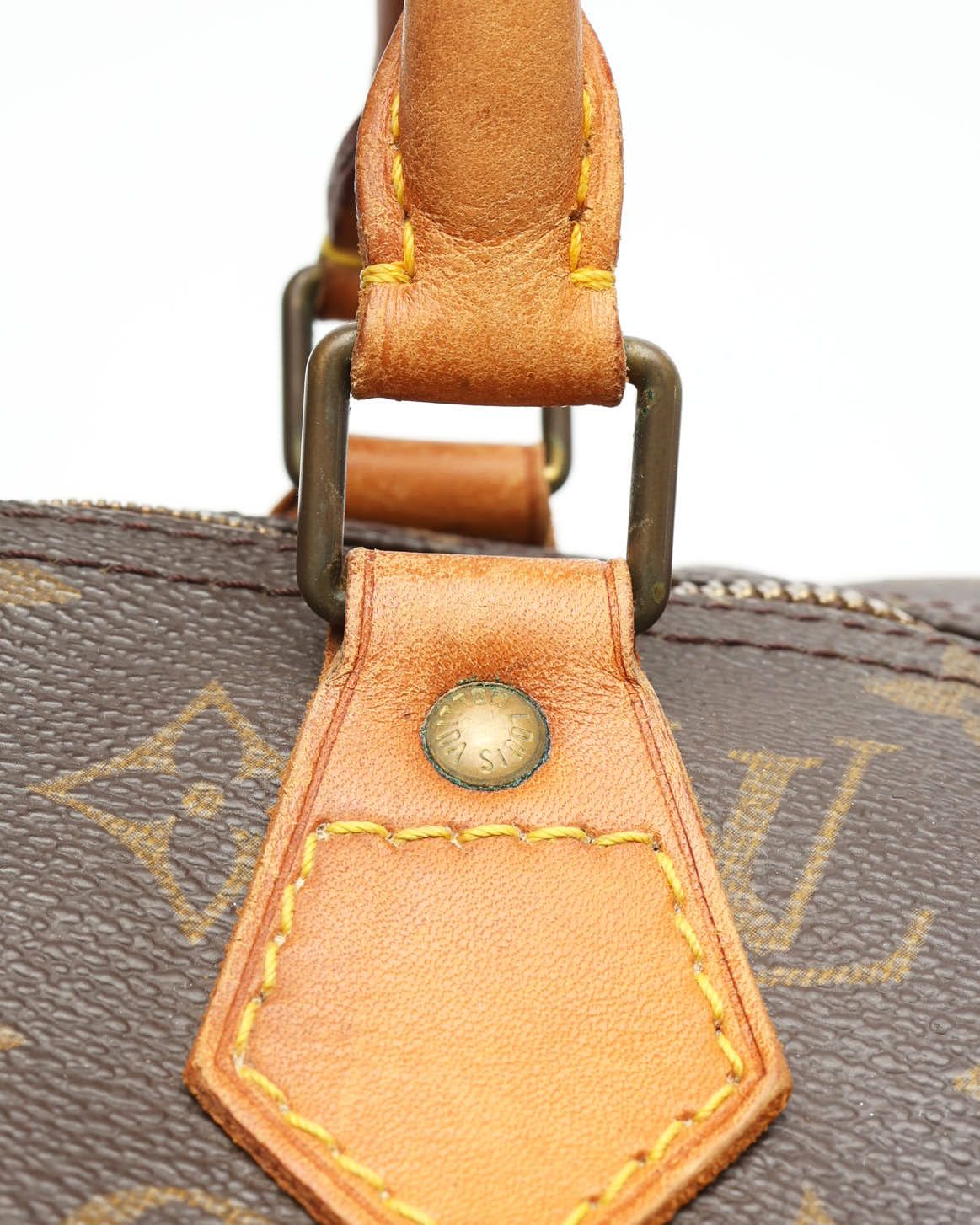 Pre-owned Louis Vuitton Monogram Speedy 40 Bag In Brown