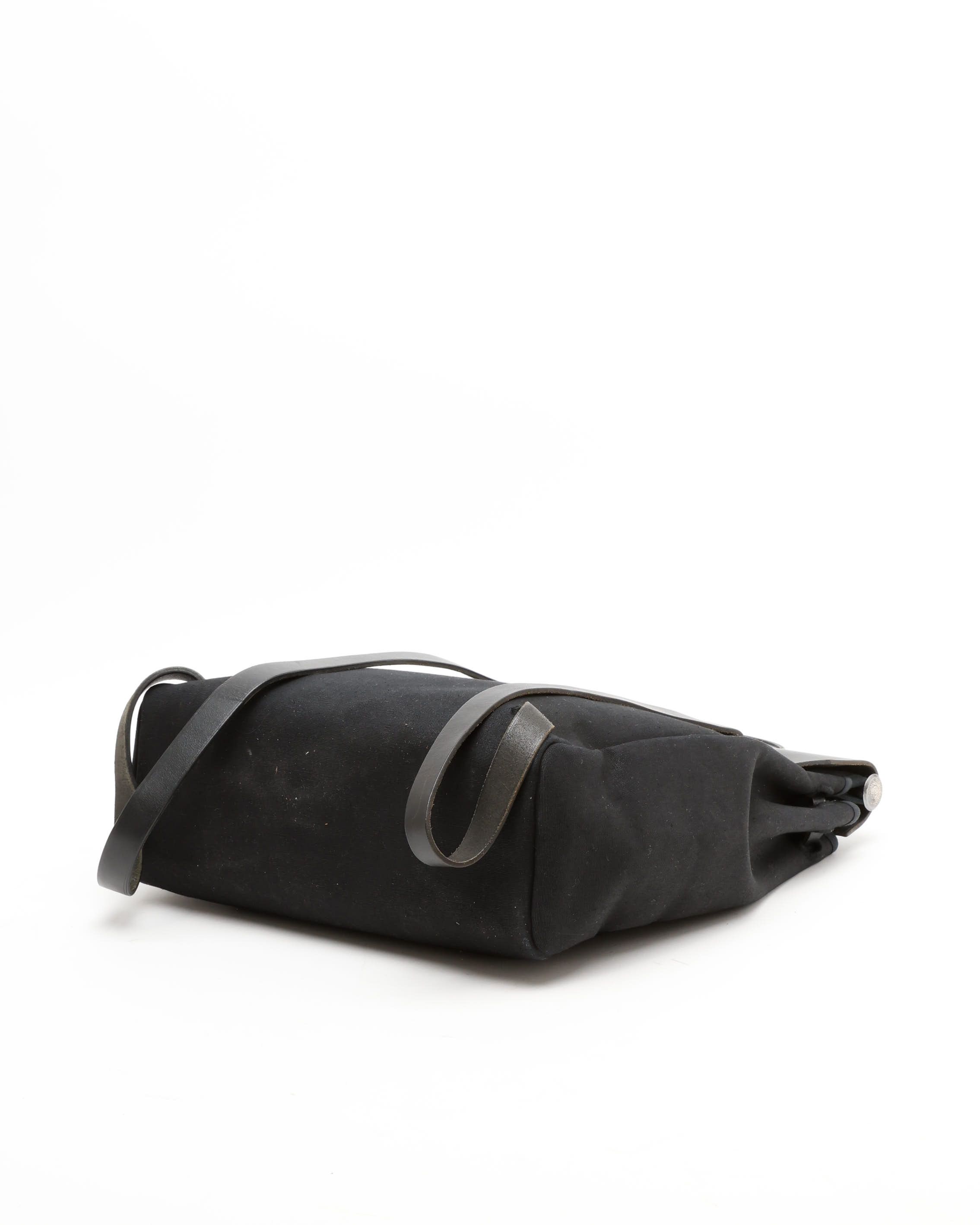 Pre-owned Hermes Hermès Herbag Backpack In Black