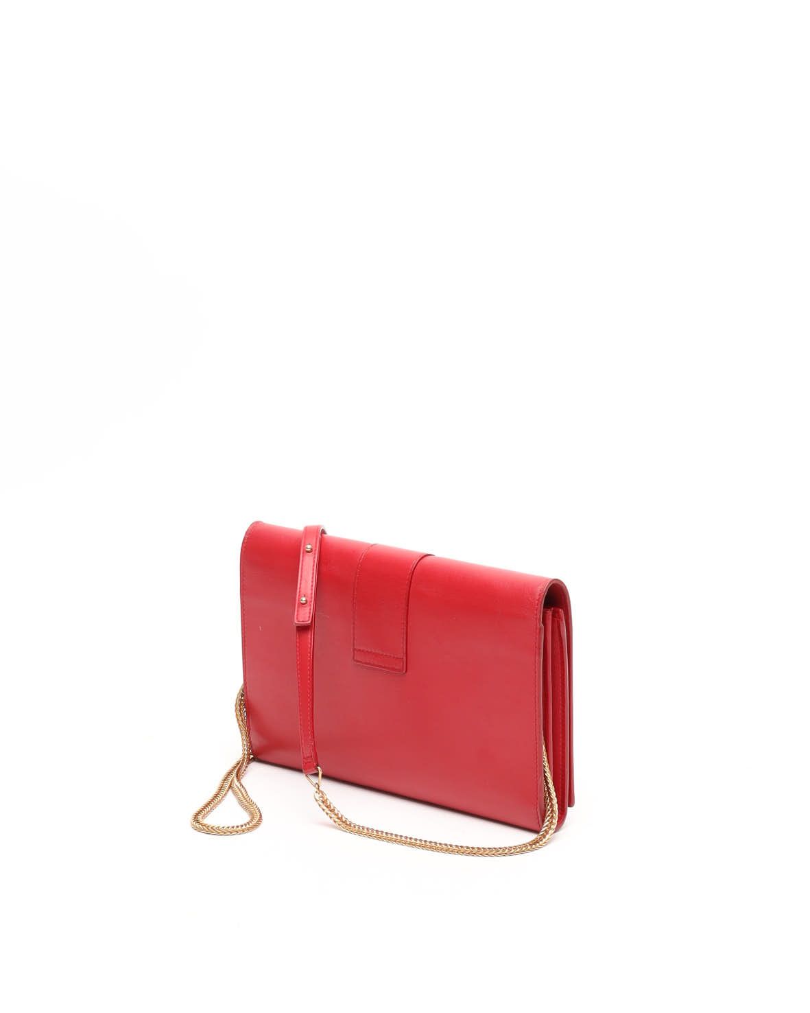 Saint Laurent Y Chain Bag In Red