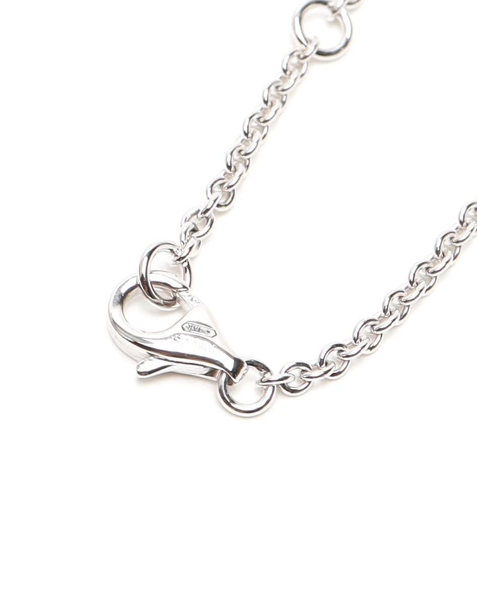 Cartier Love Bracelet On Chain In 18kt White Gold In Metallic