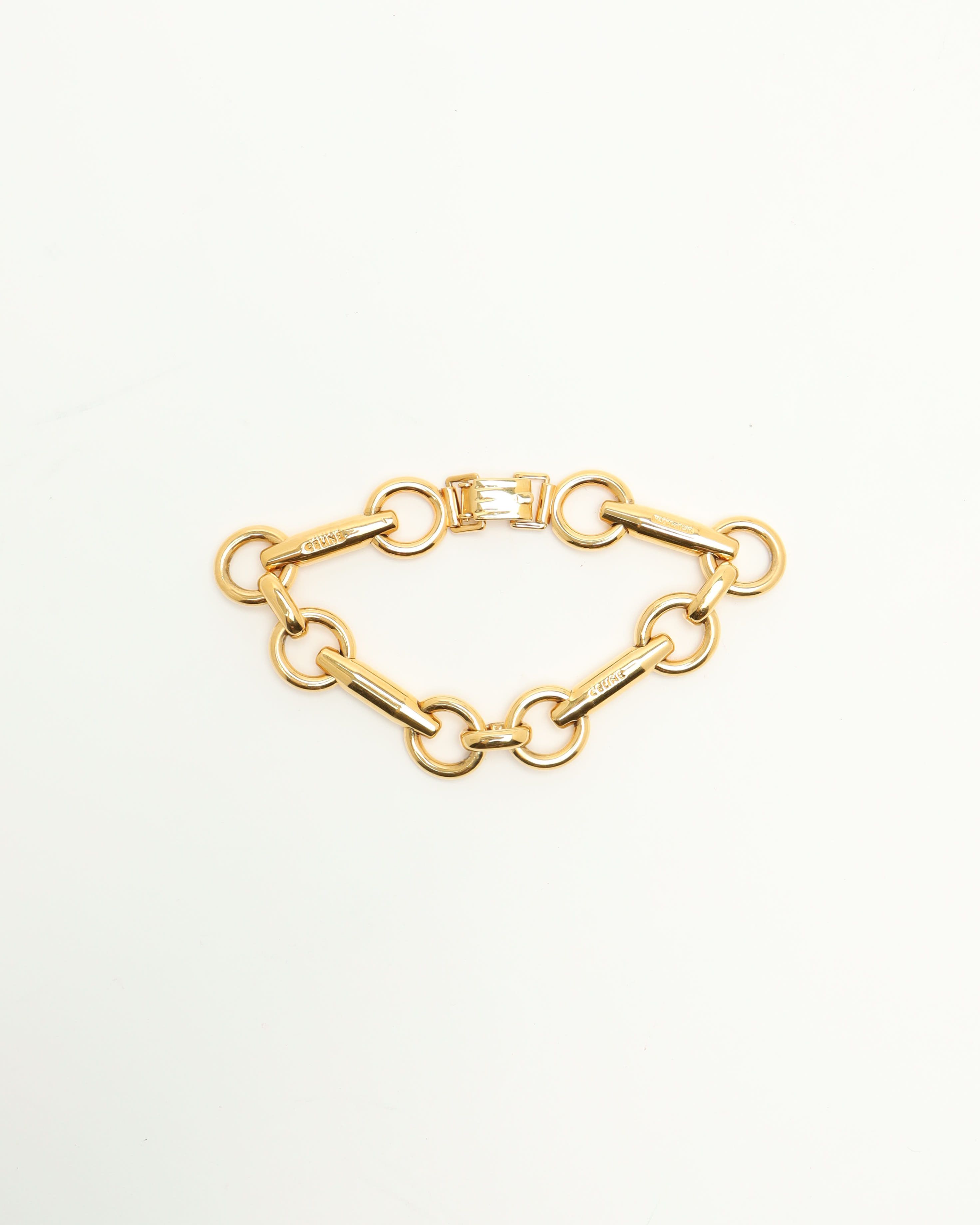 Celine Céline Gold-toned Bracelet In Gold