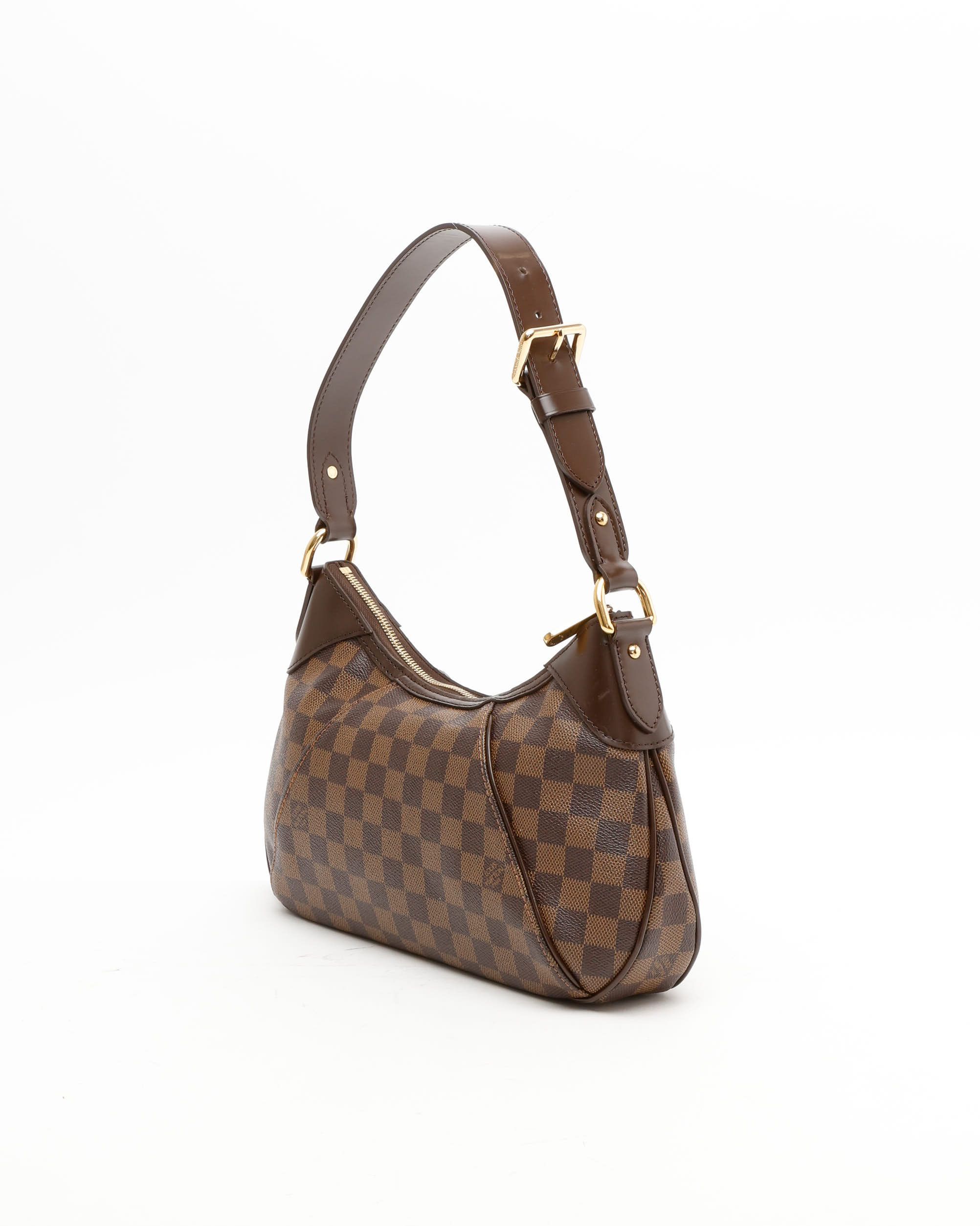 Pre-owned Louis Vuitton Damier Thames Pm Bag In Brown