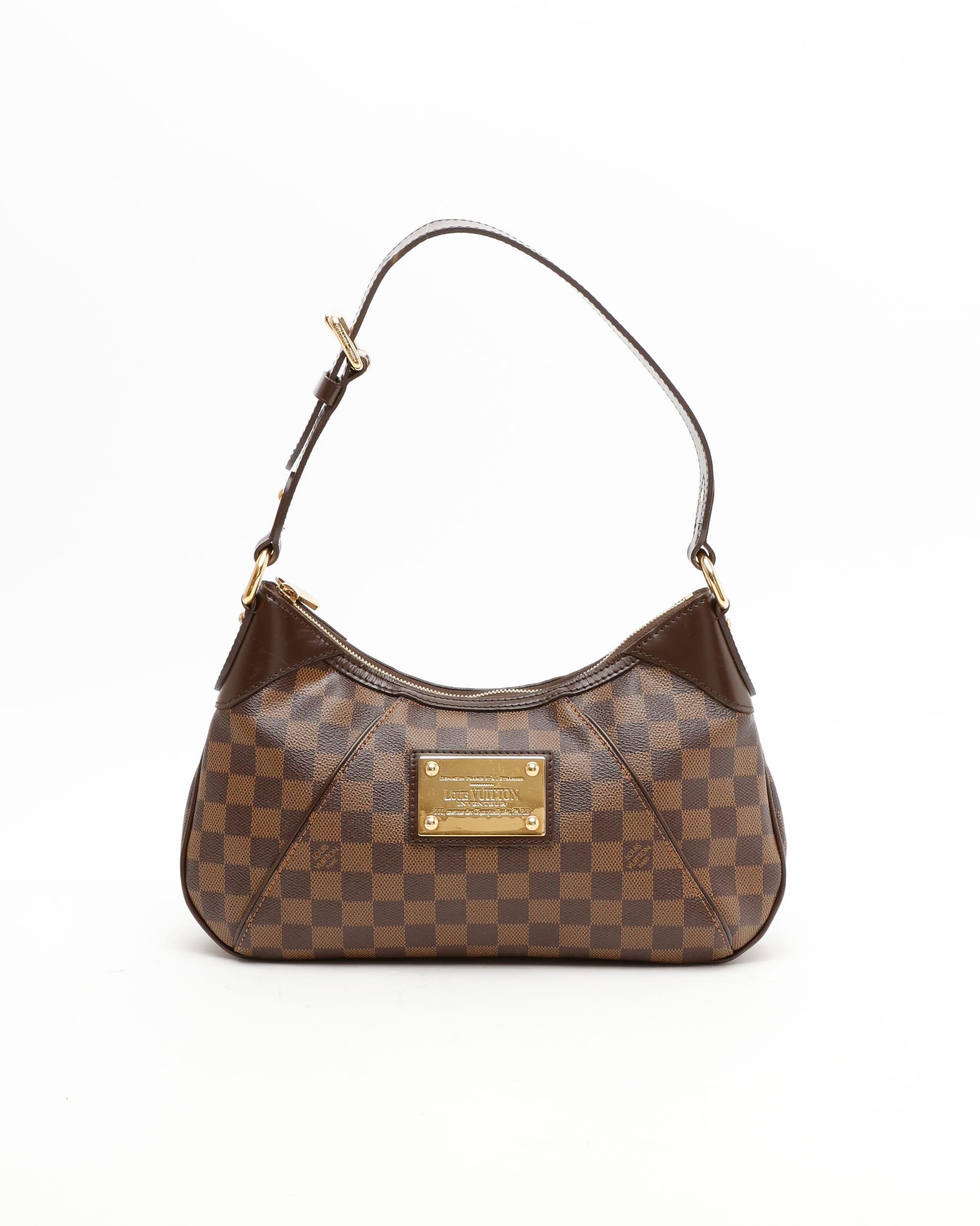 Pre-owned Louis Vuitton Damier Thames Pm Bag In Brown