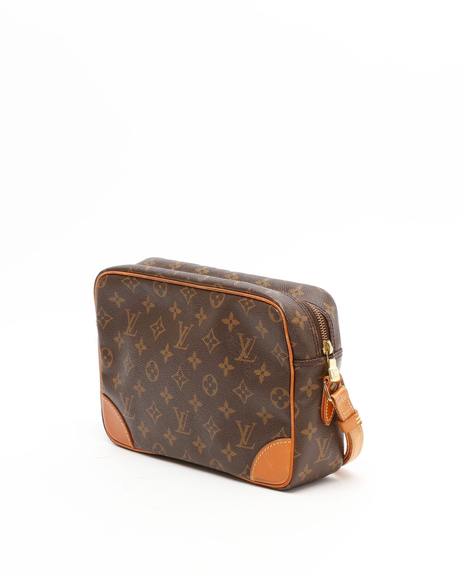Pre-owned Louis Vuitton Monogram Trocadero 27 Bag In Brown