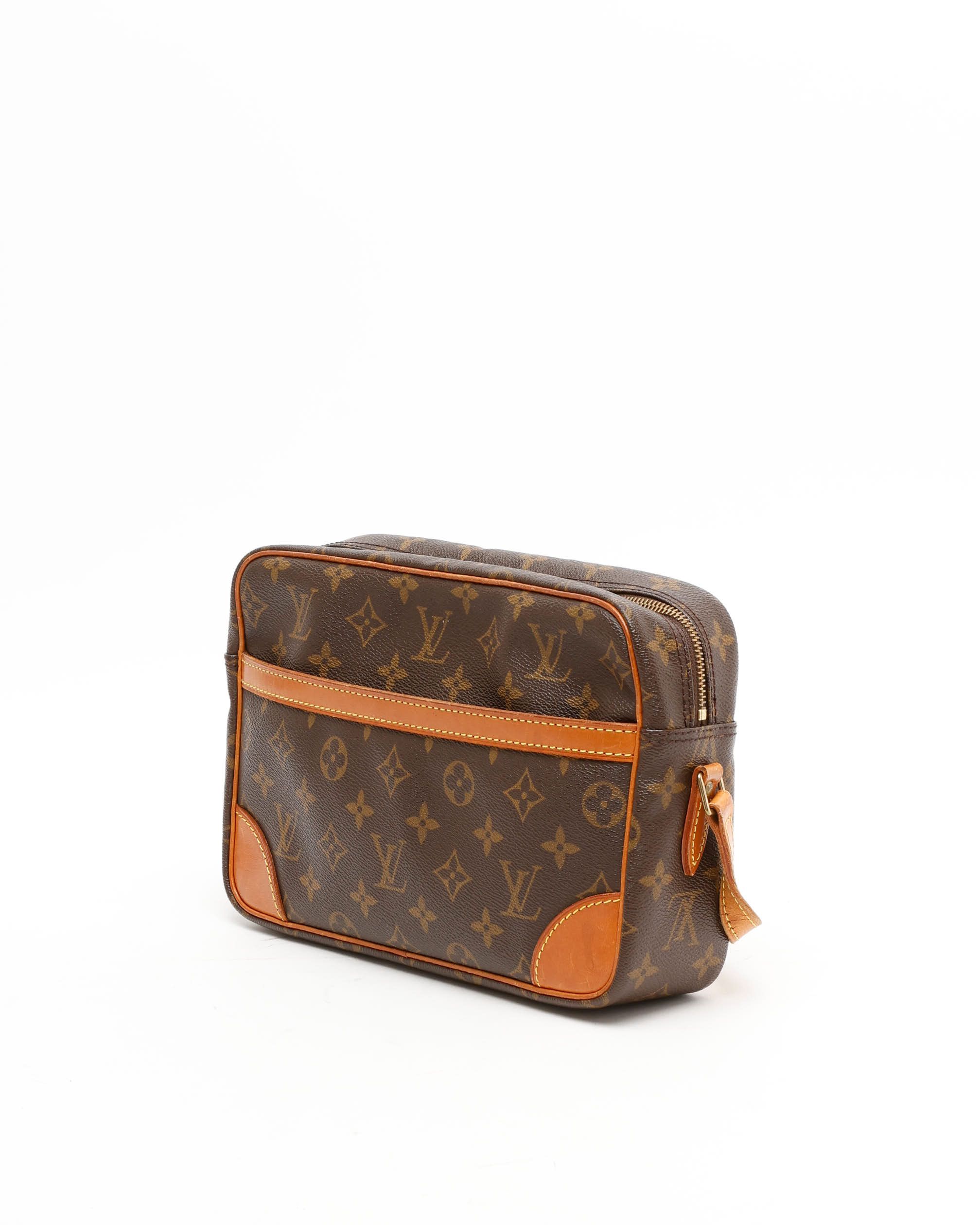 Pre-owned Louis Vuitton Monogram Trocadero 27 Bag In Brown
