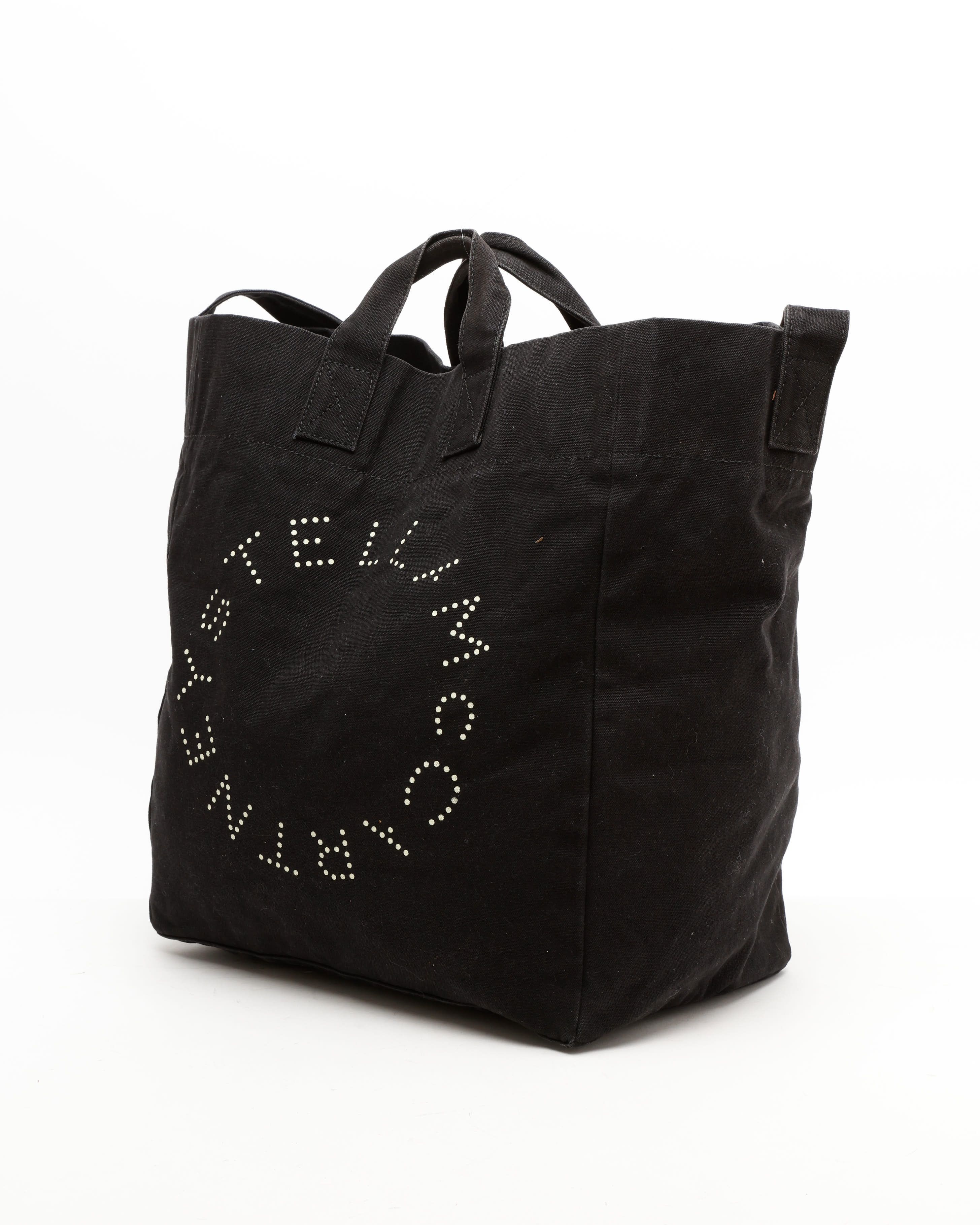 Stella Mccartney Logo Tote Bag In Black